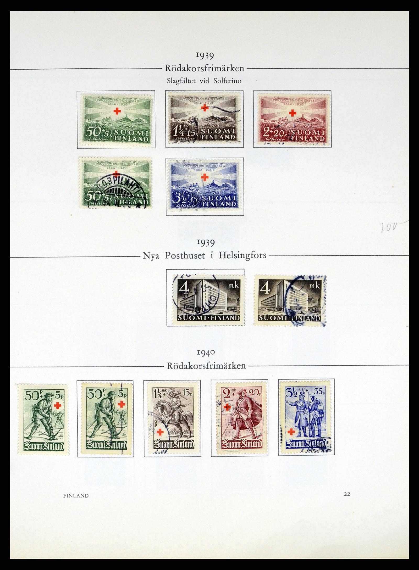 37387 184 - Postzegelverzameling 37387 Scandinavië 1851-1960.