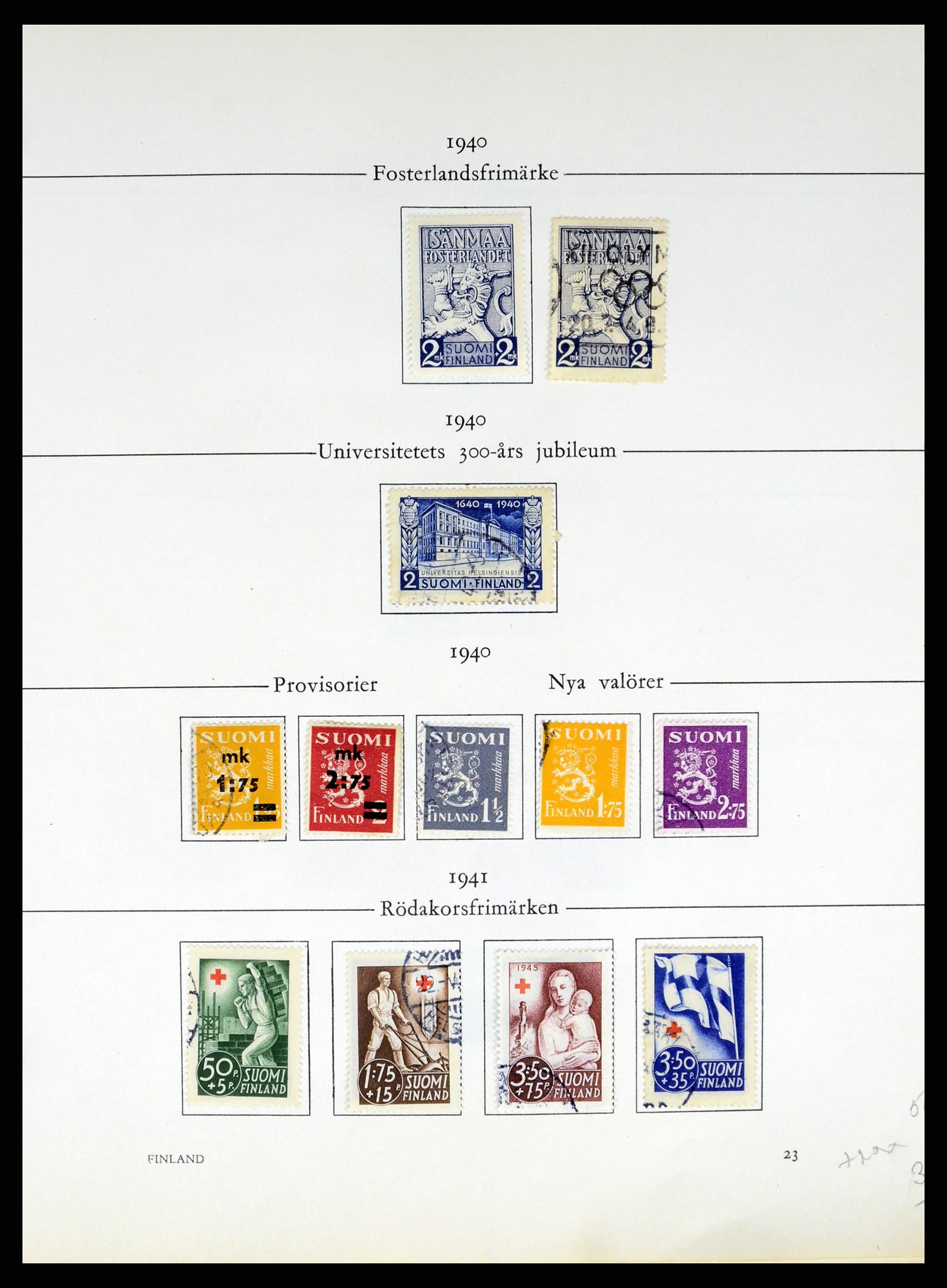37387 185 - Postzegelverzameling 37387 Scandinavië 1851-1960.