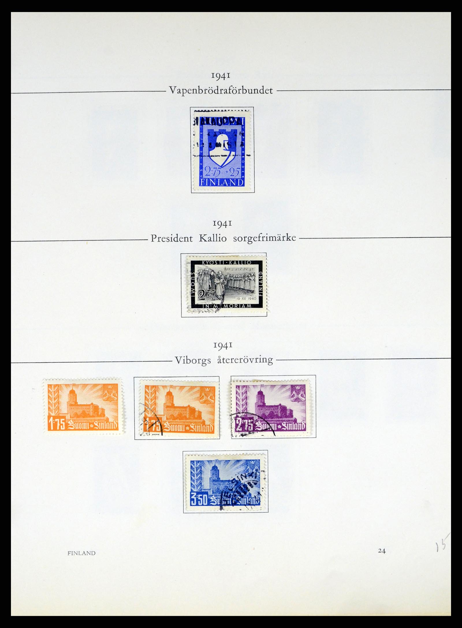37387 186 - Postzegelverzameling 37387 Scandinavië 1851-1960.