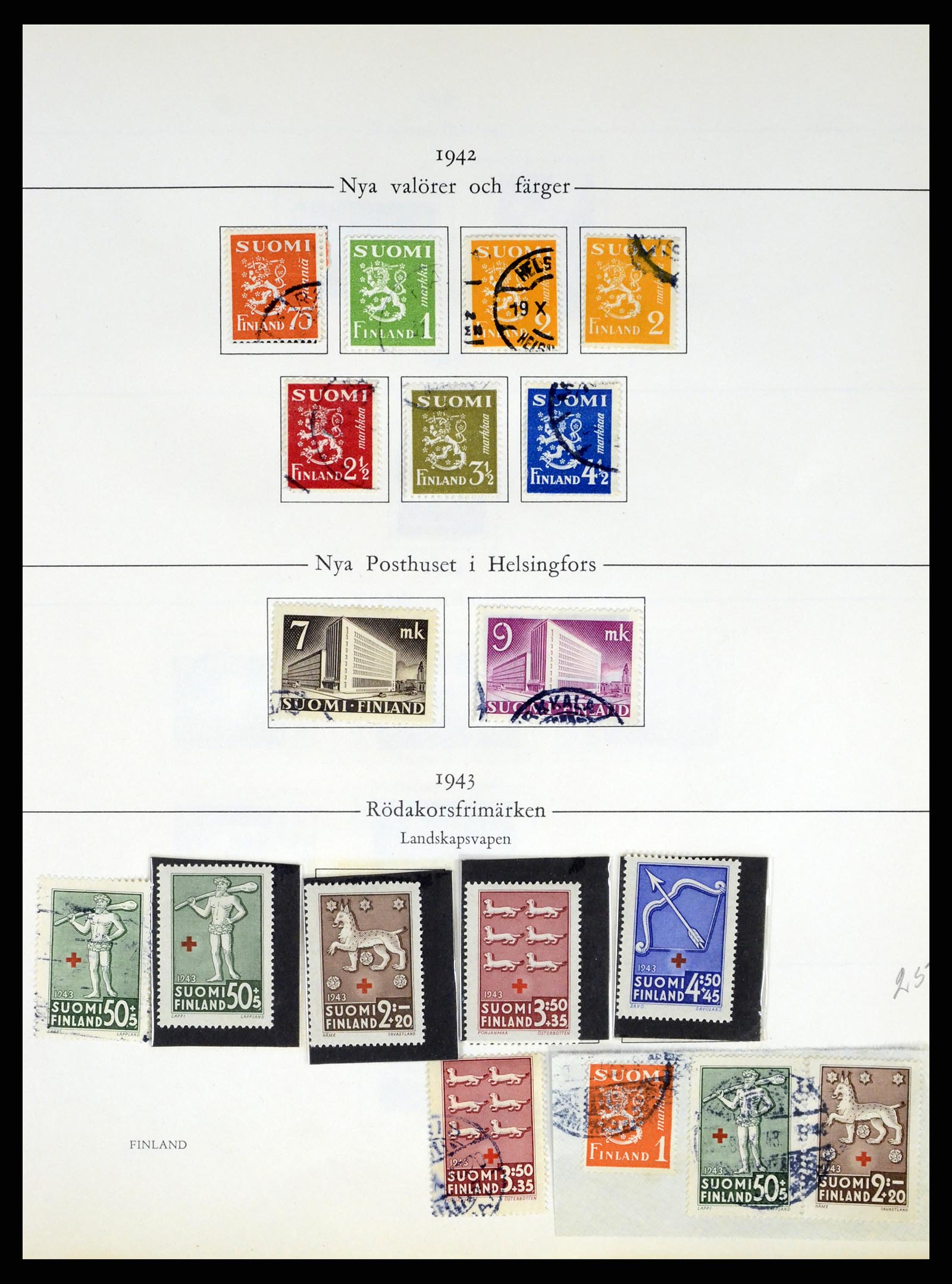 37387 189 - Postzegelverzameling 37387 Scandinavië 1851-1960.