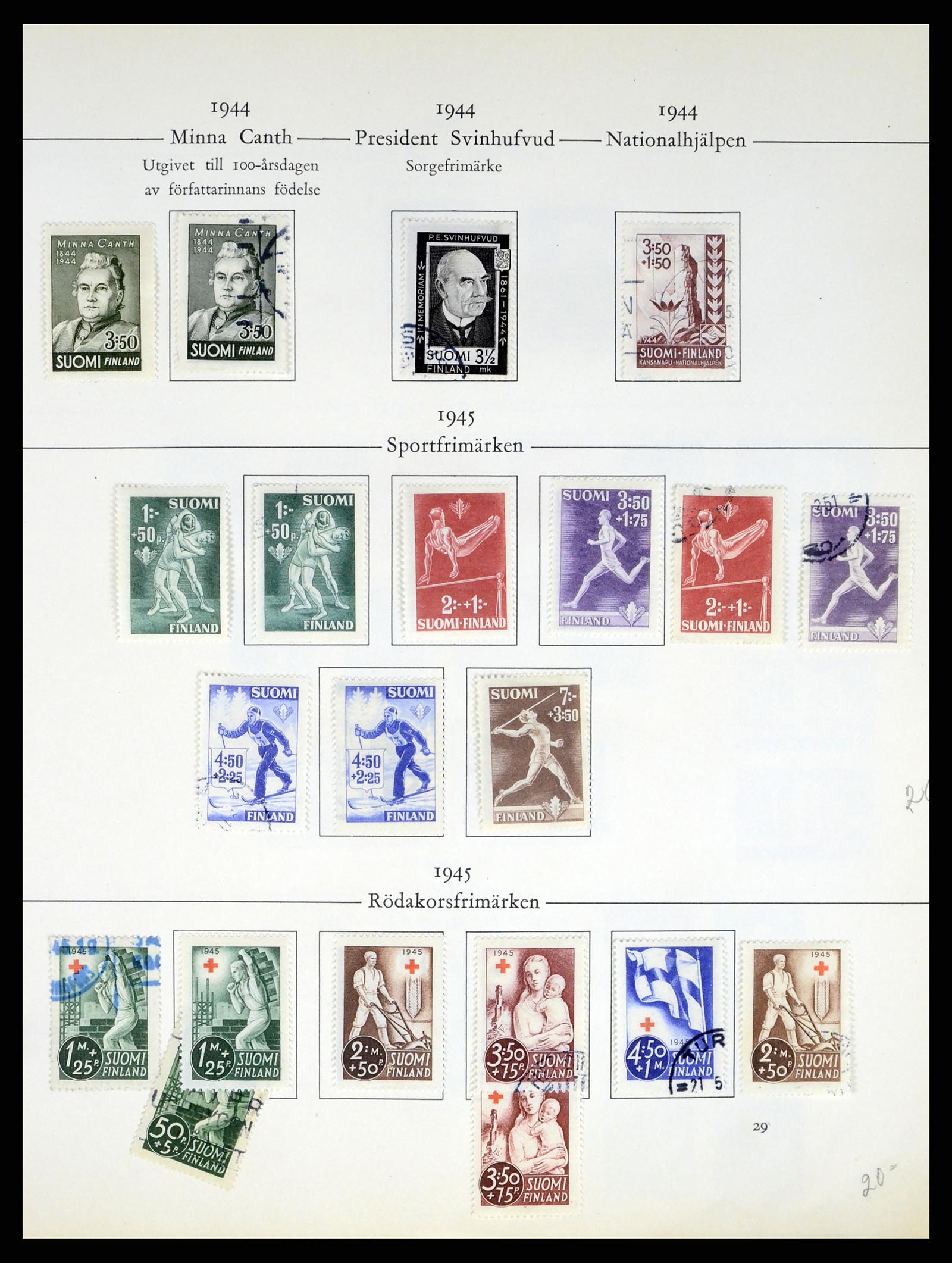 37387 191 - Postzegelverzameling 37387 Scandinavië 1851-1960.