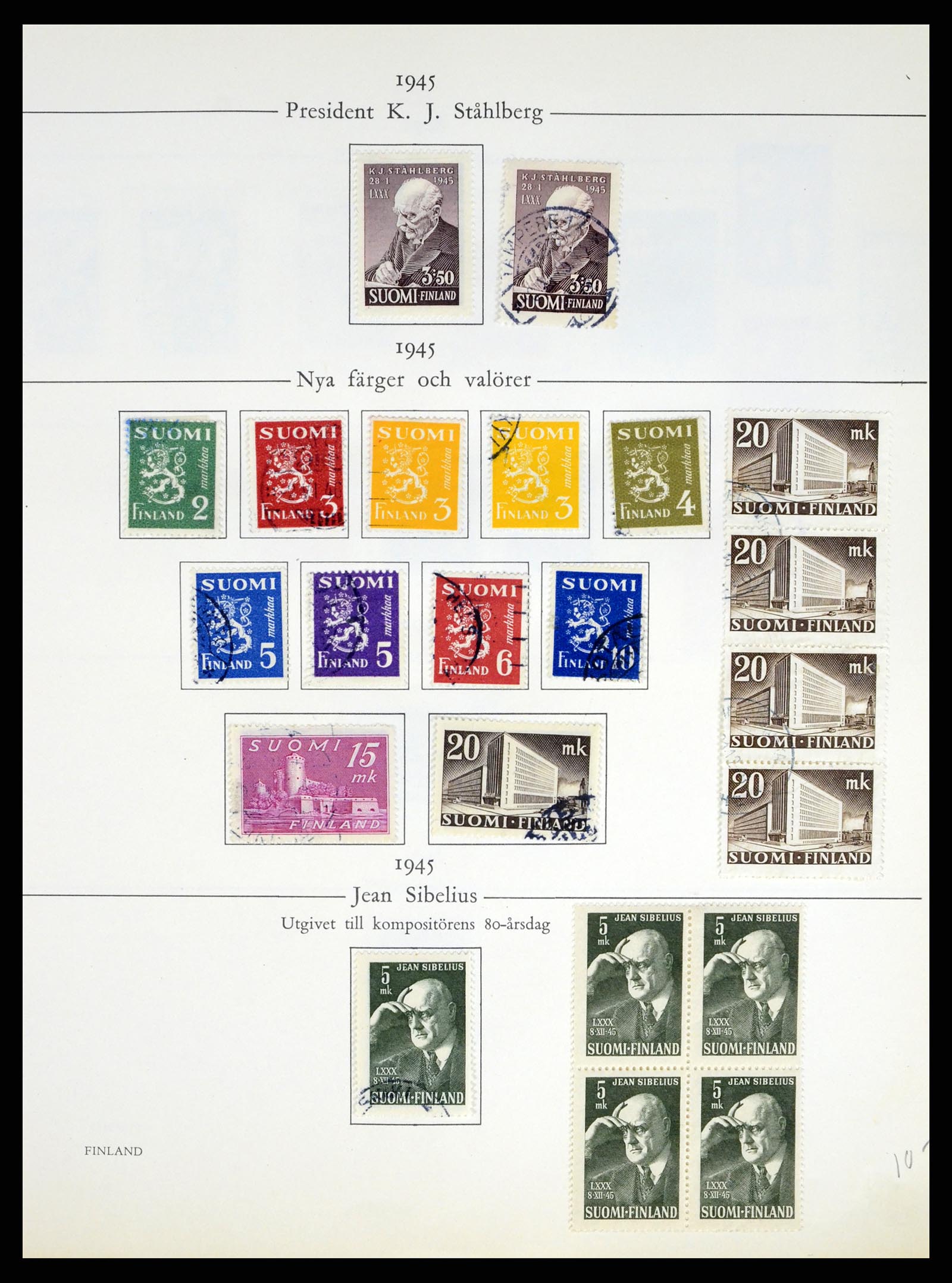 37387 192 - Postzegelverzameling 37387 Scandinavië 1851-1960.