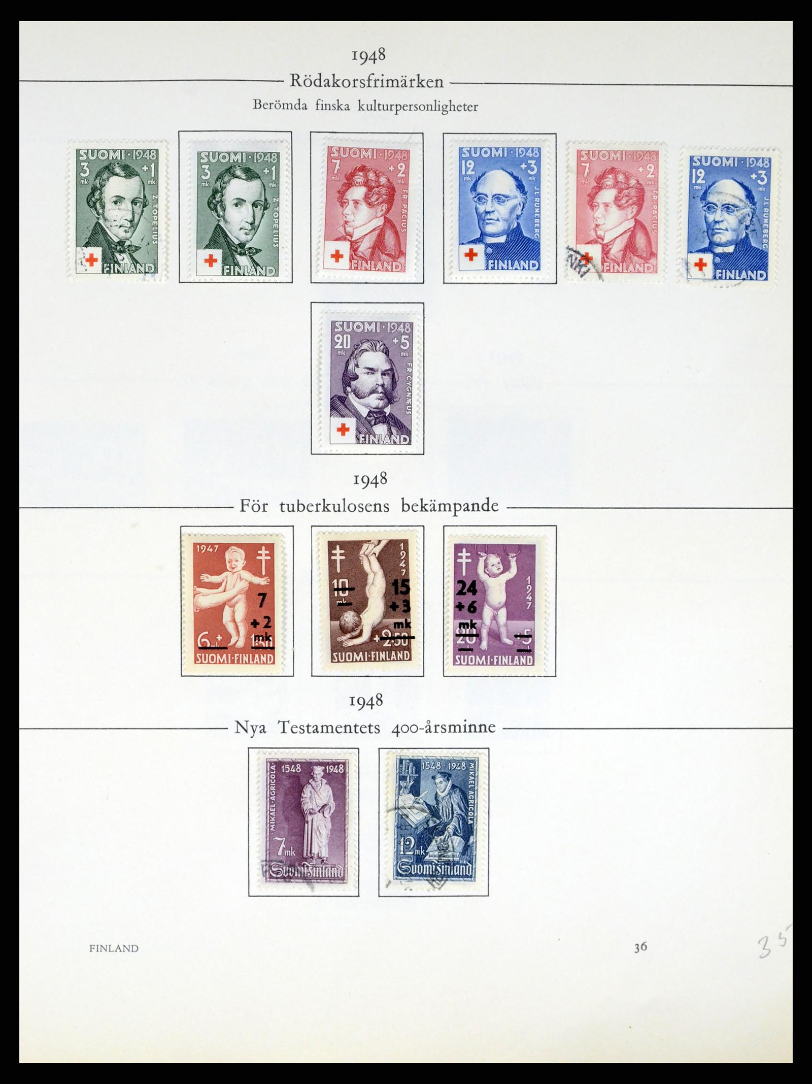 37387 198 - Postzegelverzameling 37387 Scandinavië 1851-1960.