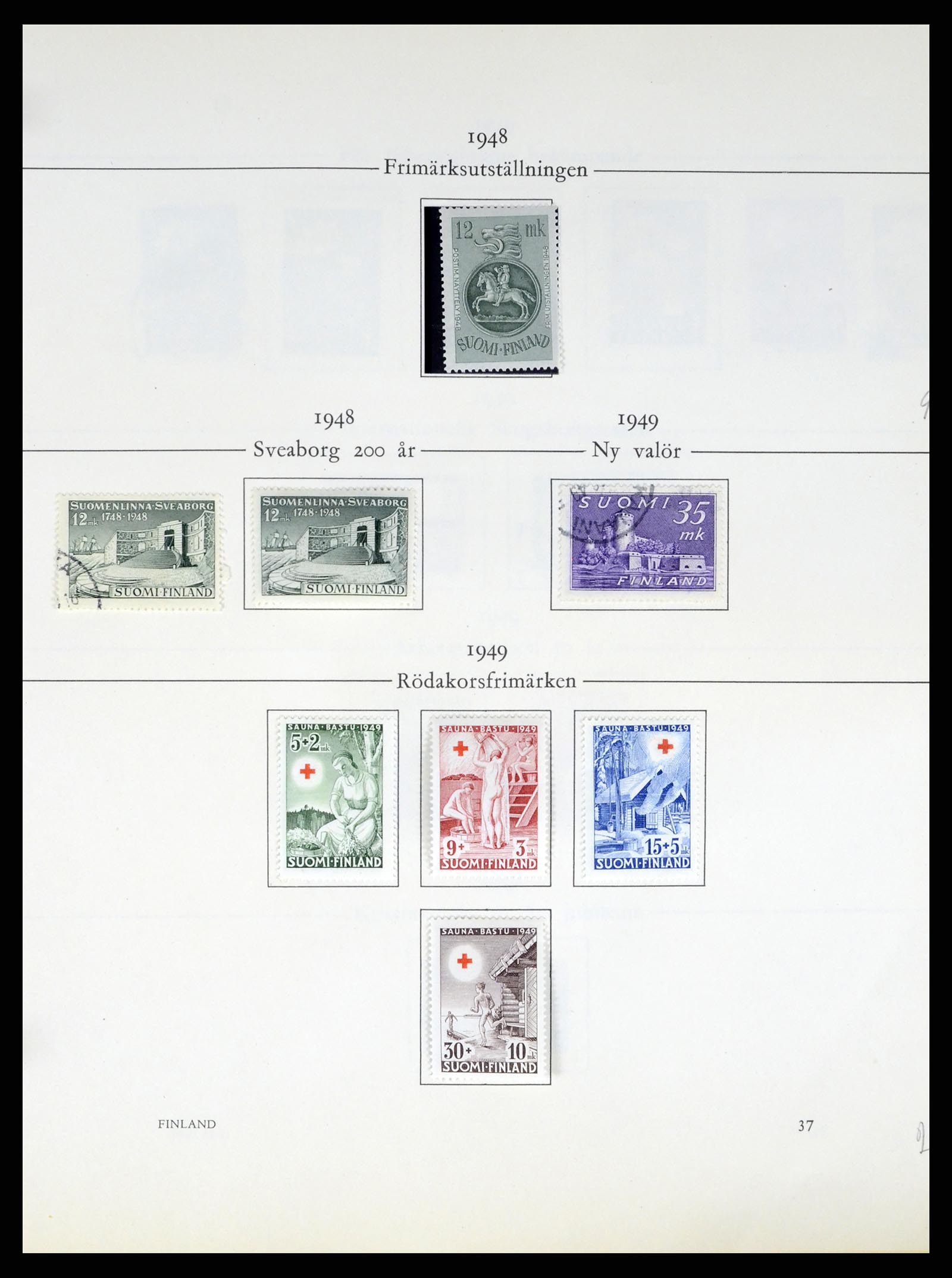 37387 199 - Postzegelverzameling 37387 Scandinavië 1851-1960.