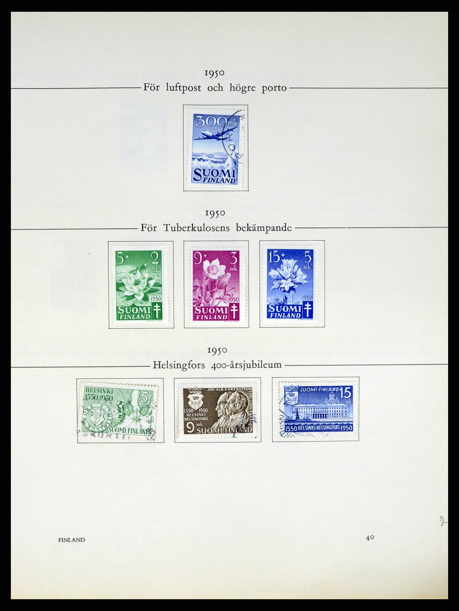 37387 202 - Postzegelverzameling 37387 Scandinavië 1851-1960.