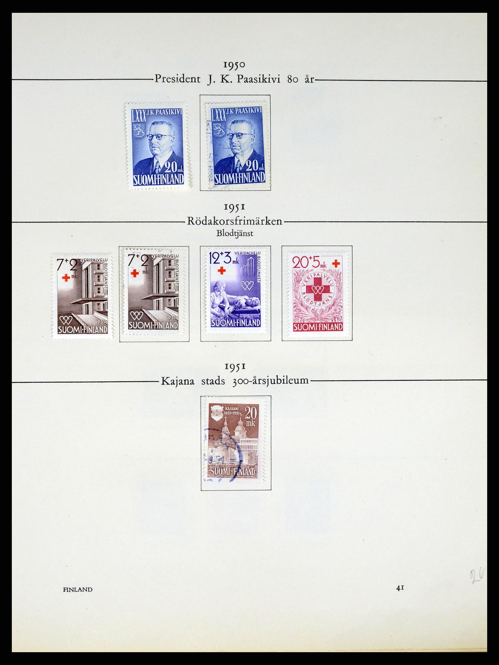 37387 203 - Postzegelverzameling 37387 Scandinavië 1851-1960.