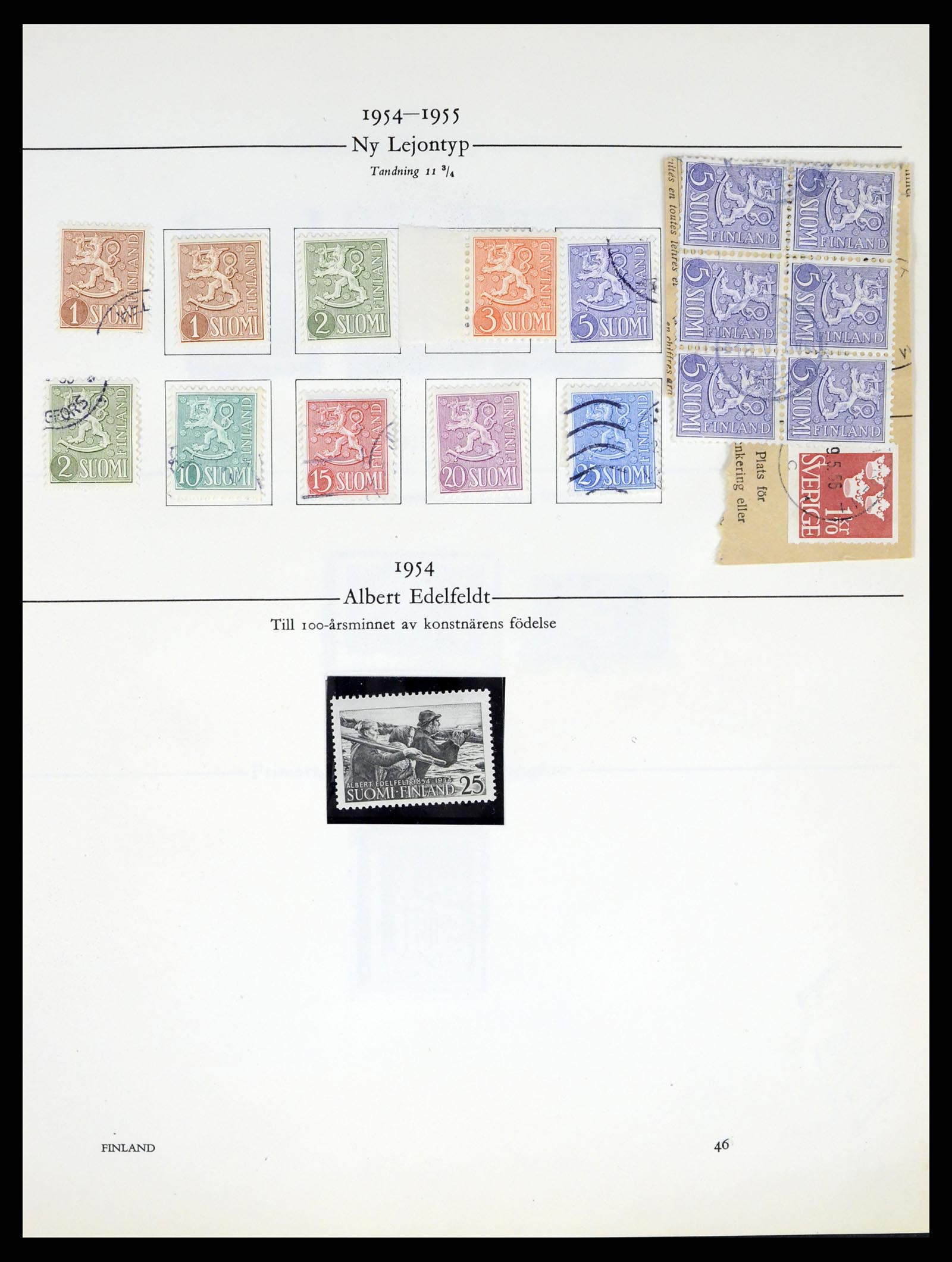 37387 211 - Postzegelverzameling 37387 Scandinavië 1851-1960.