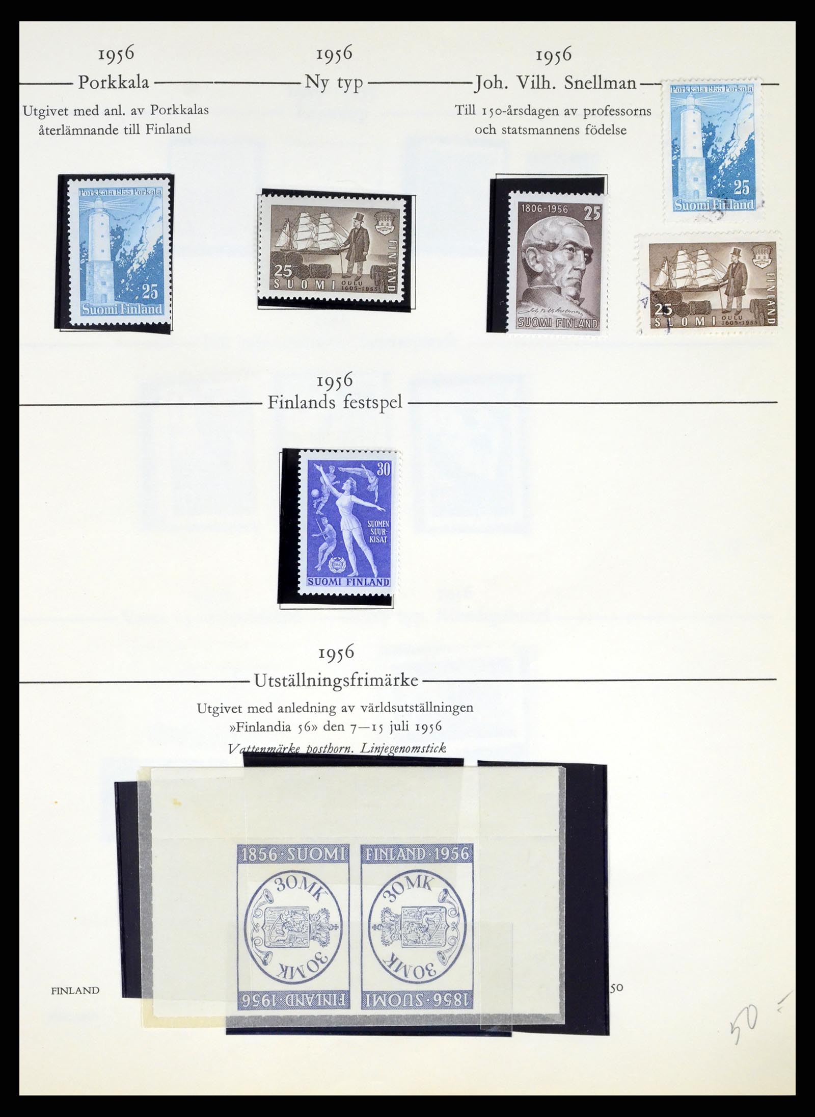 37387 215 - Postzegelverzameling 37387 Scandinavië 1851-1960.