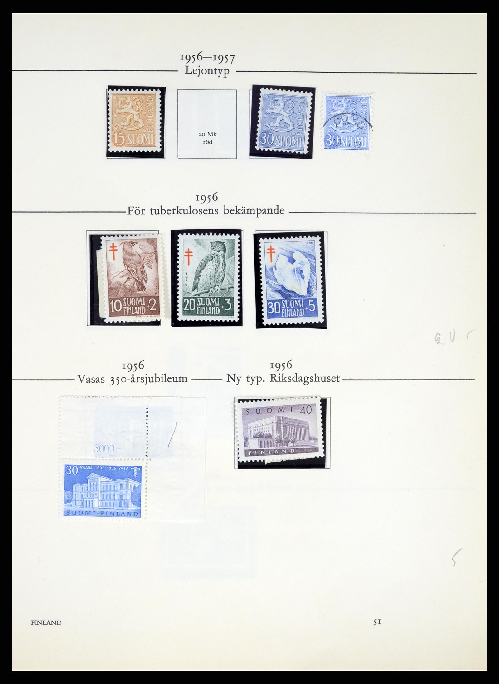 37387 216 - Postzegelverzameling 37387 Scandinavië 1851-1960.