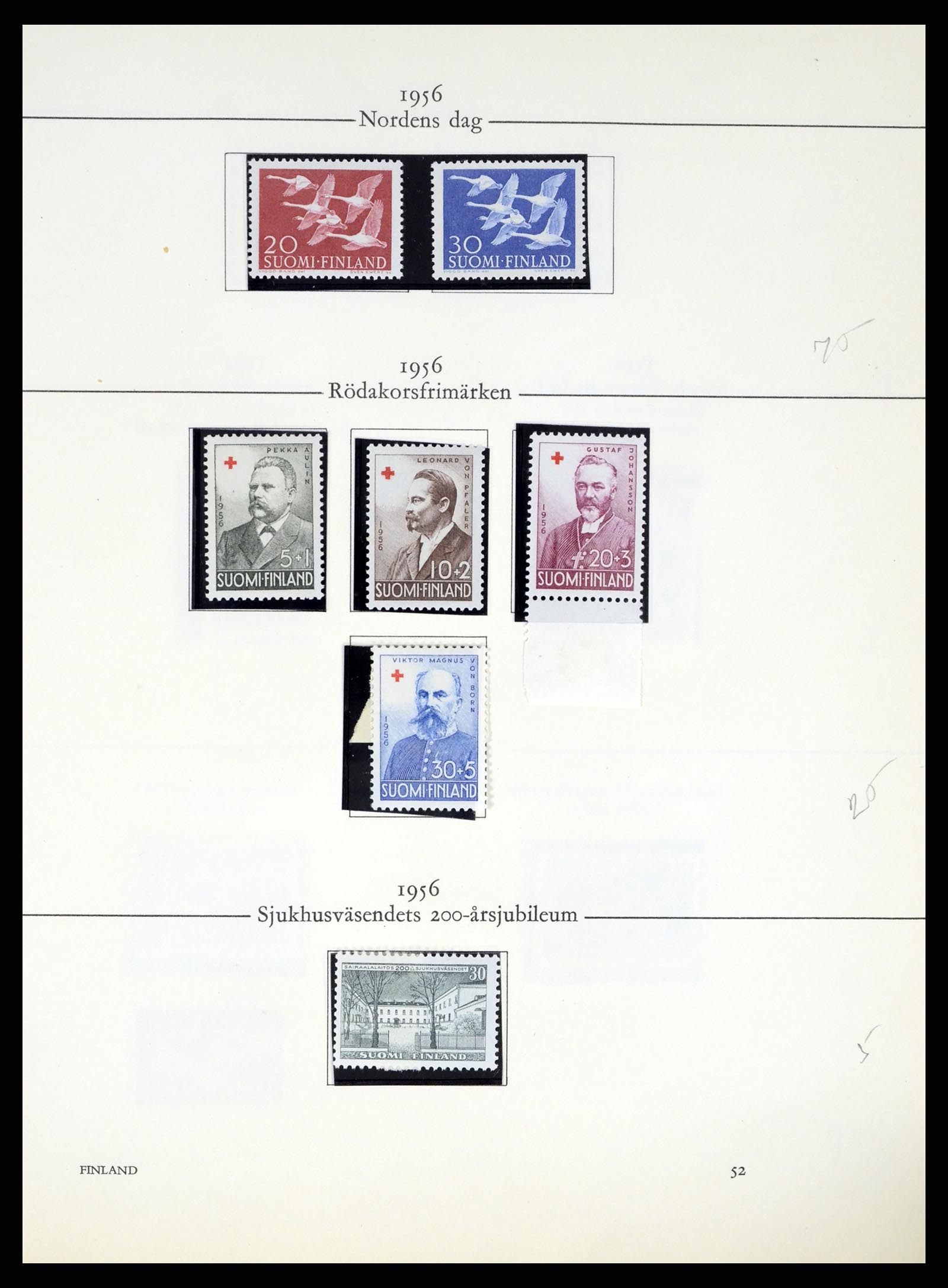 37387 217 - Postzegelverzameling 37387 Scandinavië 1851-1960.