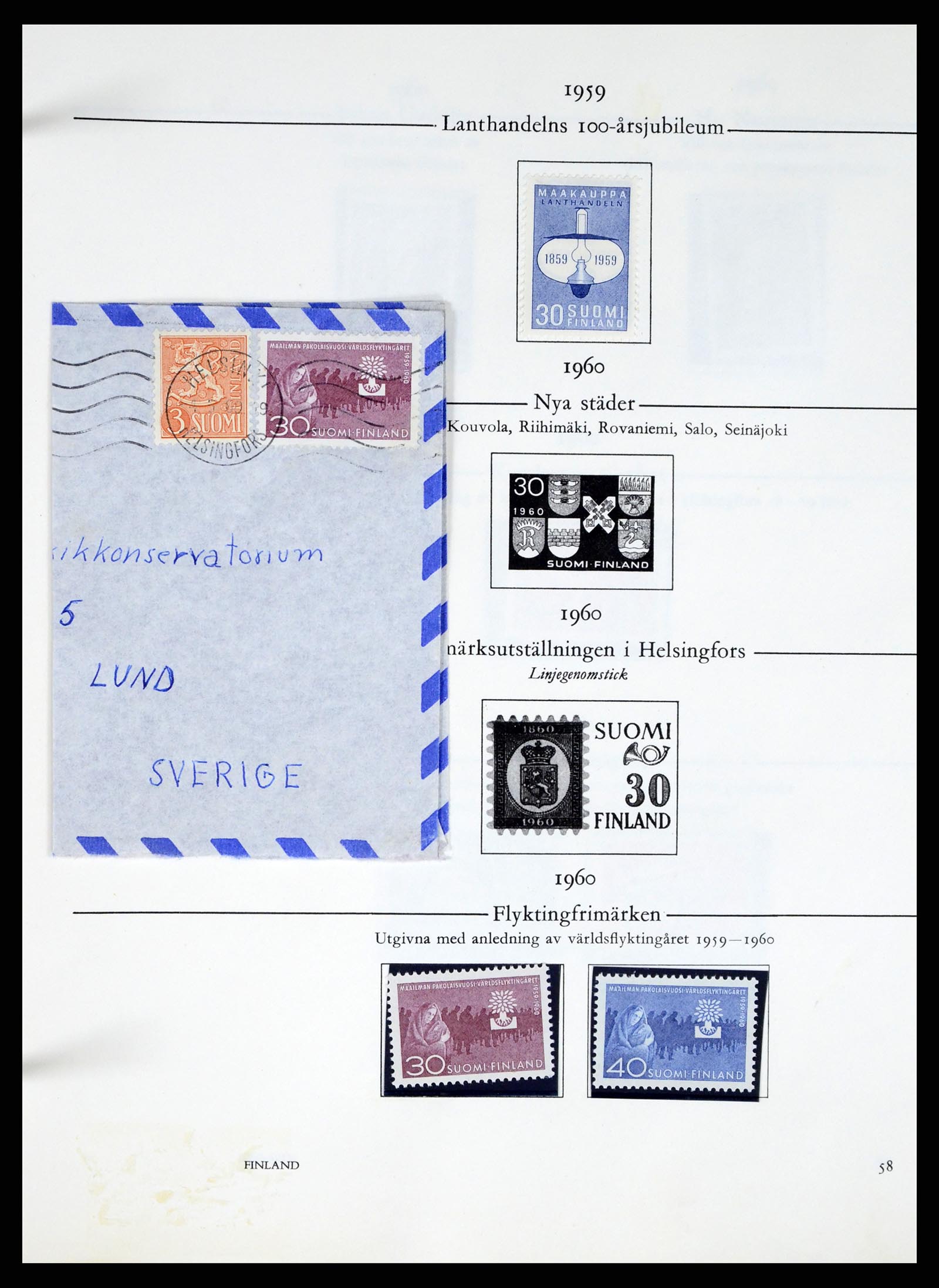 37387 223 - Postzegelverzameling 37387 Scandinavië 1851-1960.