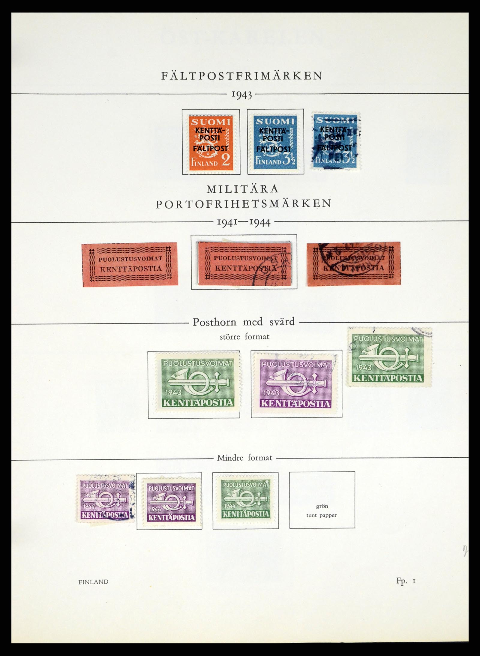 37387 228 - Postzegelverzameling 37387 Scandinavië 1851-1960.