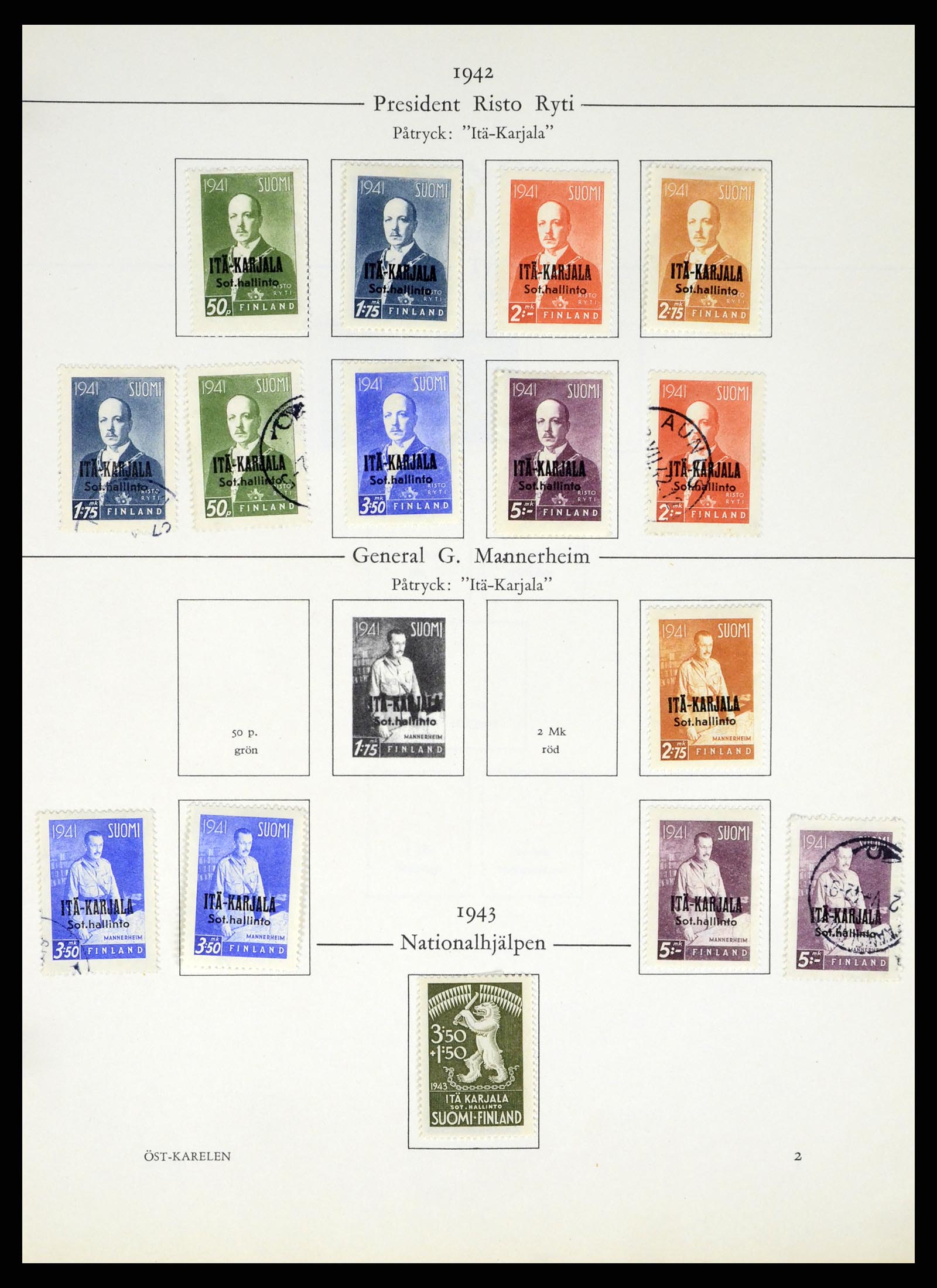 37387 230 - Postzegelverzameling 37387 Scandinavië 1851-1960.