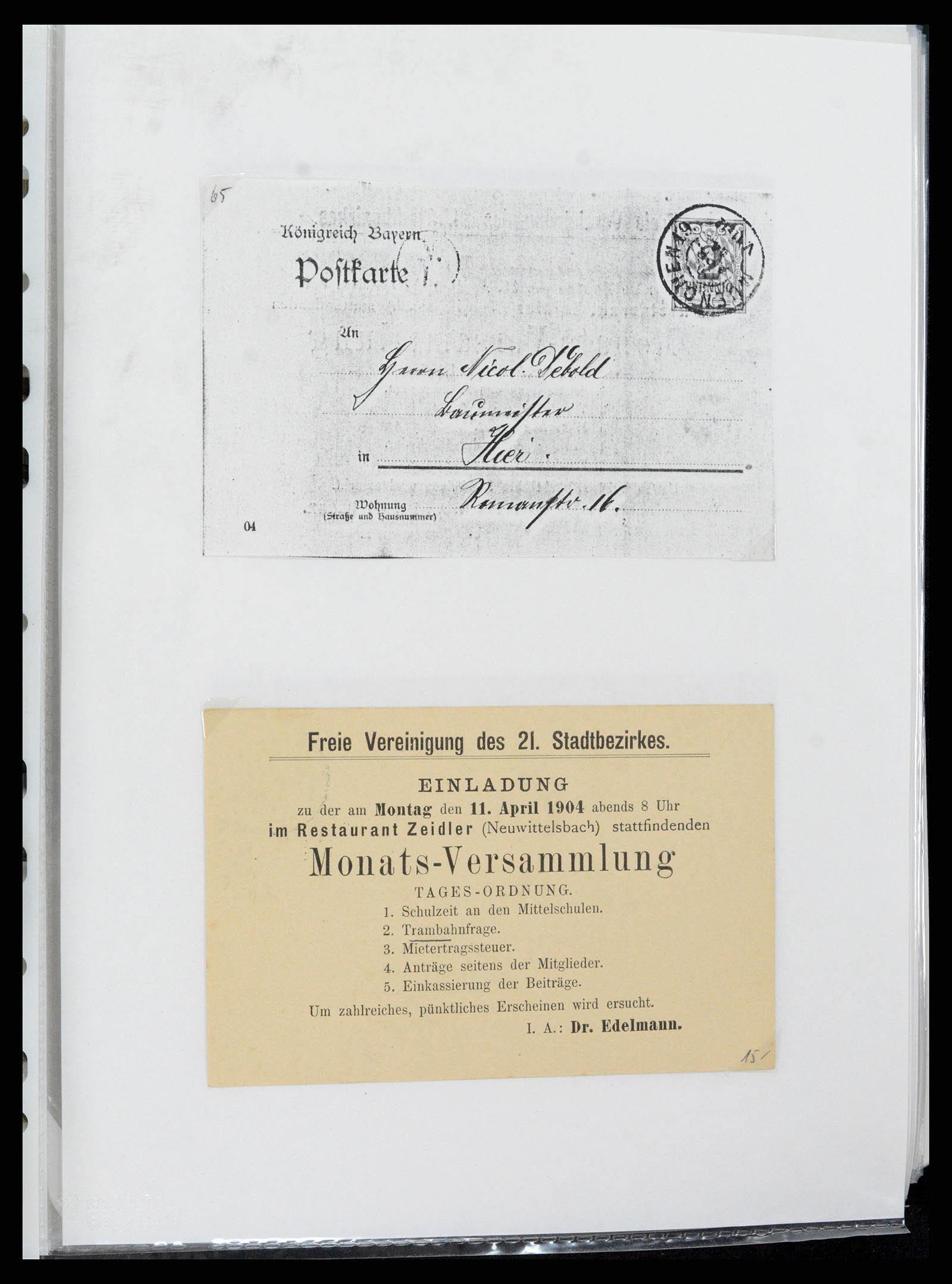 37389 001 - Postzegelverzameling 37389 Duitsland brieven 1890-1941.