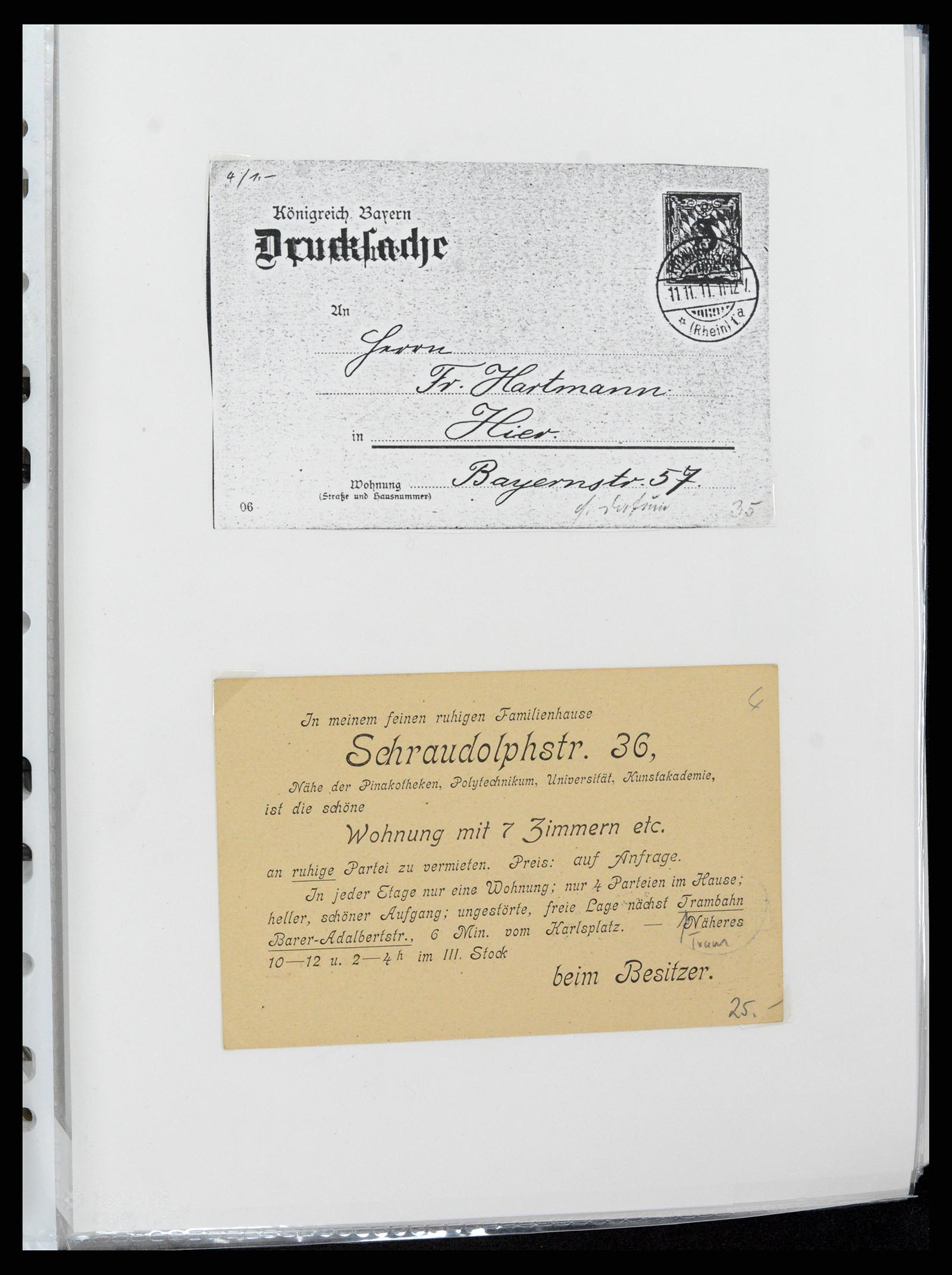37389 002 - Postzegelverzameling 37389 Duitsland brieven 1890-1941.