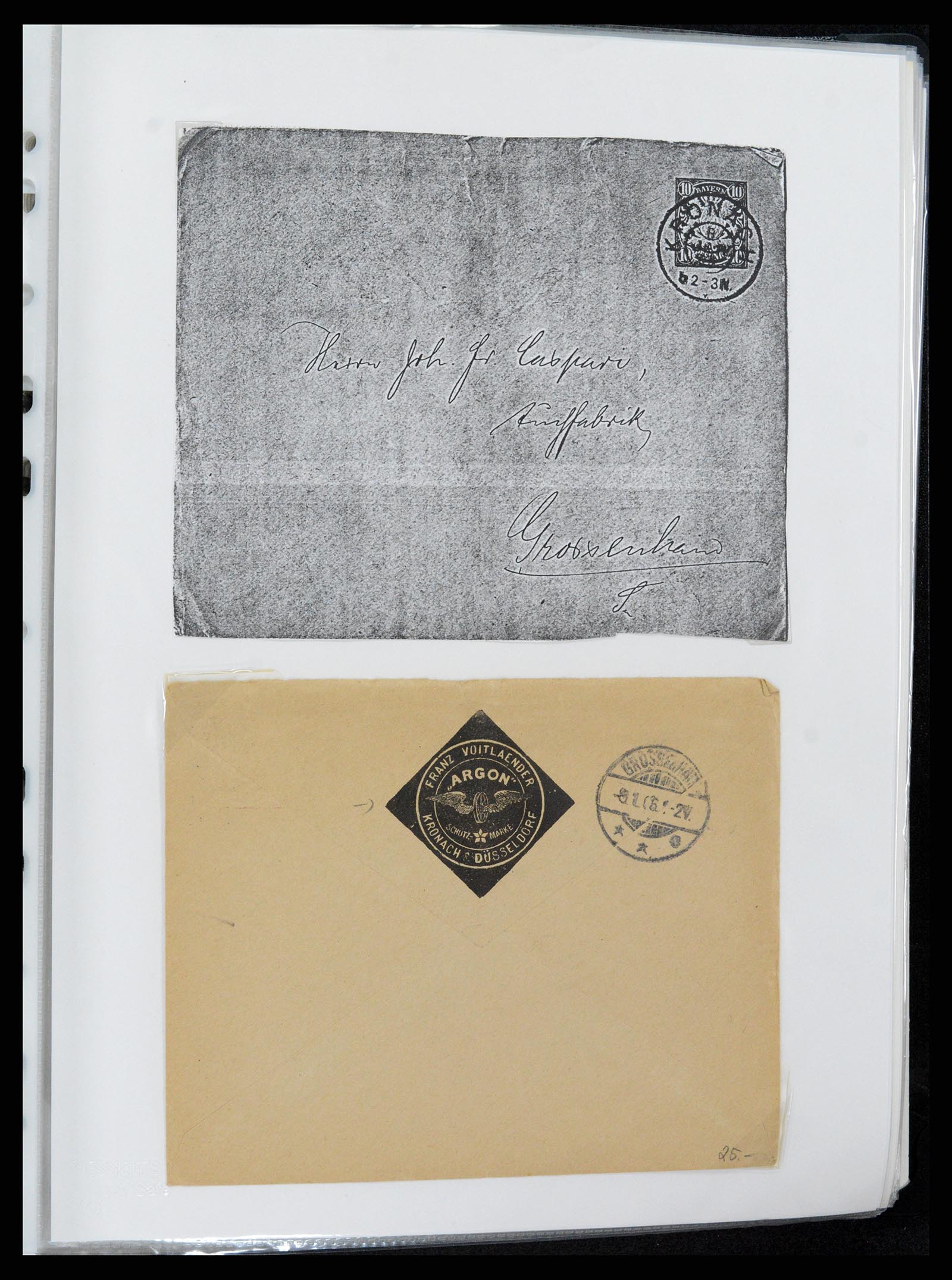 37389 006 - Postzegelverzameling 37389 Duitsland brieven 1890-1941.