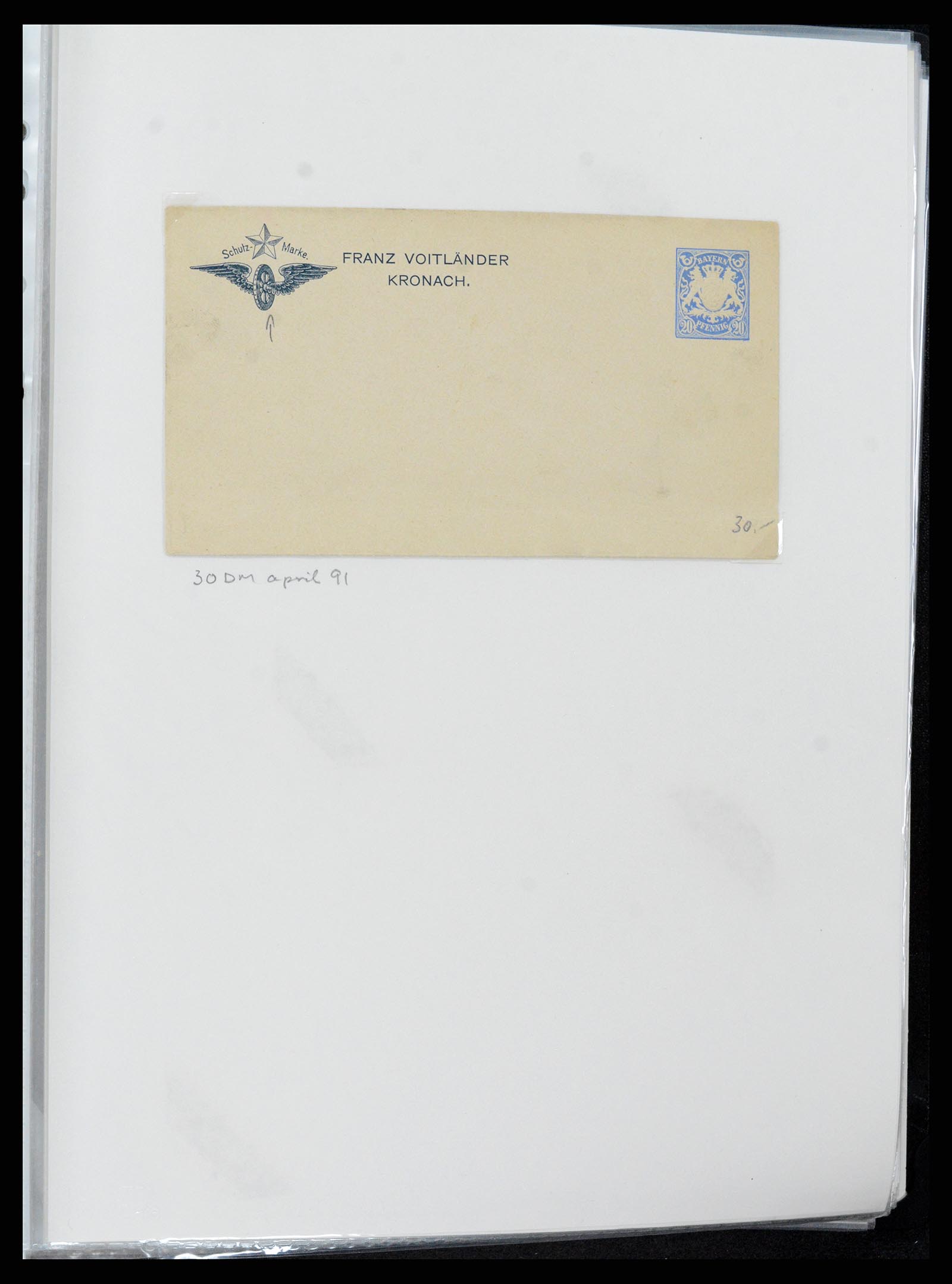 37389 008 - Postzegelverzameling 37389 Duitsland brieven 1890-1941.