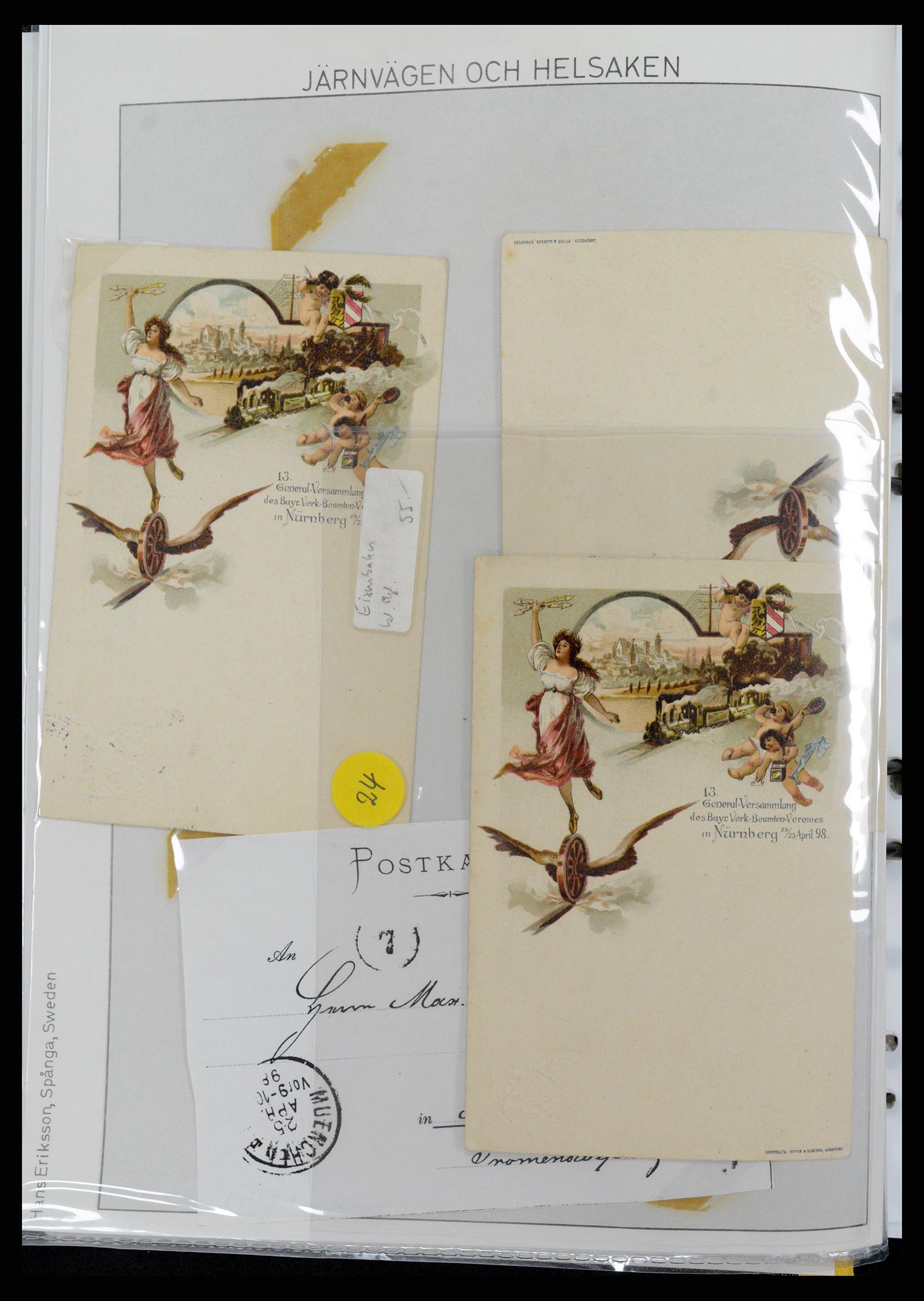 37389 009 - Postzegelverzameling 37389 Duitsland brieven 1890-1941.