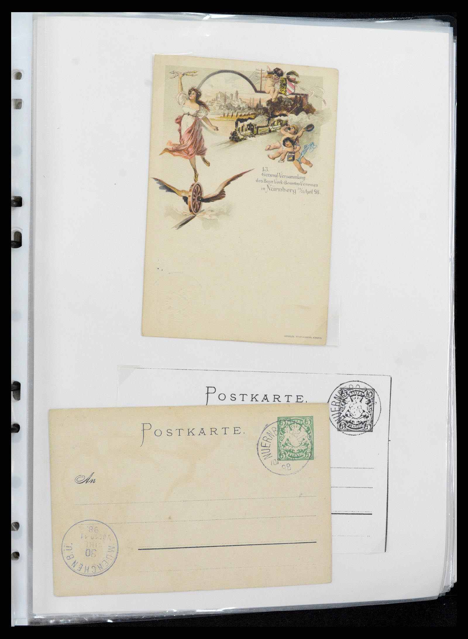 37389 010 - Postzegelverzameling 37389 Duitsland brieven 1890-1941.