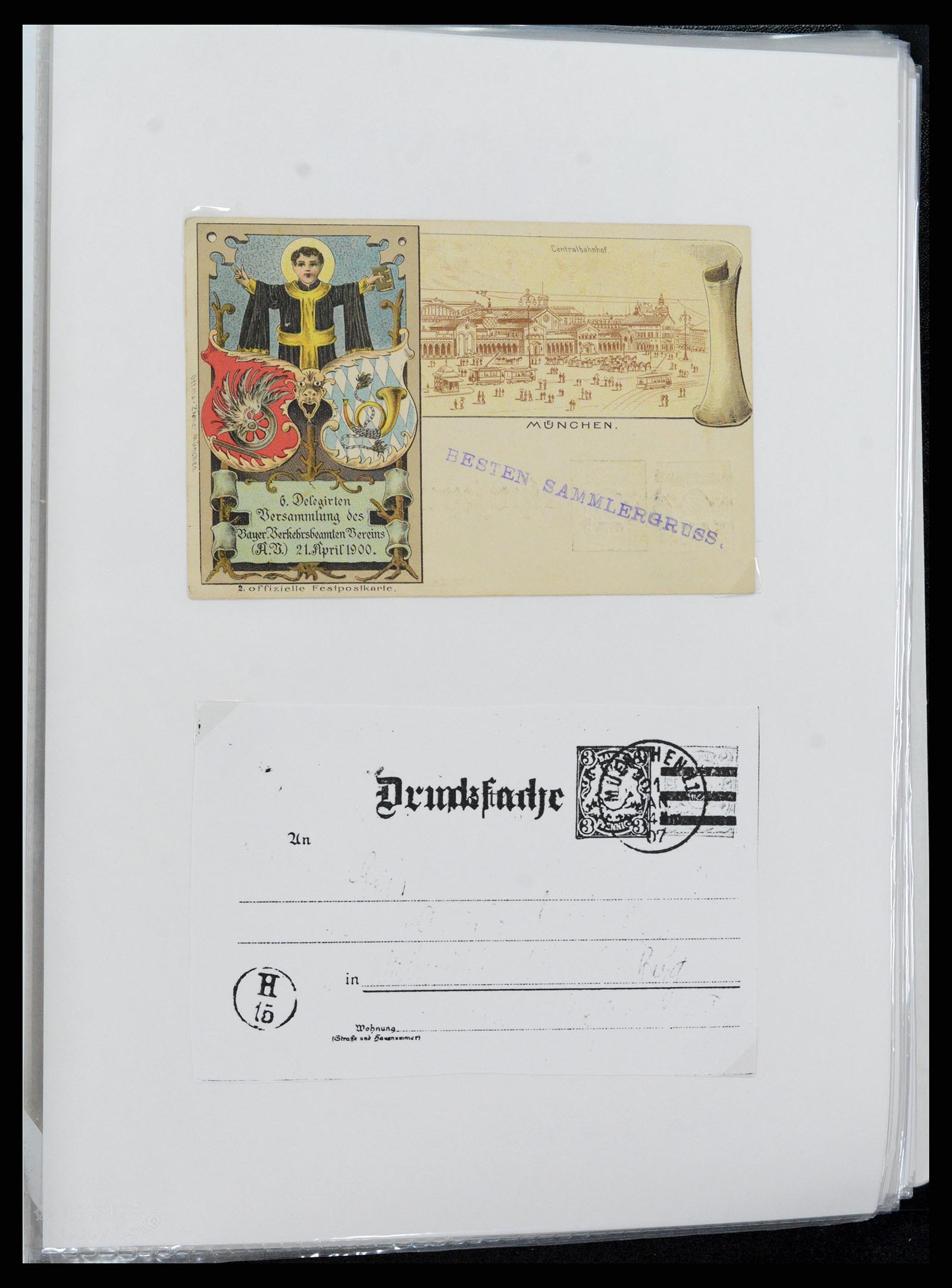 37389 014 - Postzegelverzameling 37389 Duitsland brieven 1890-1941.