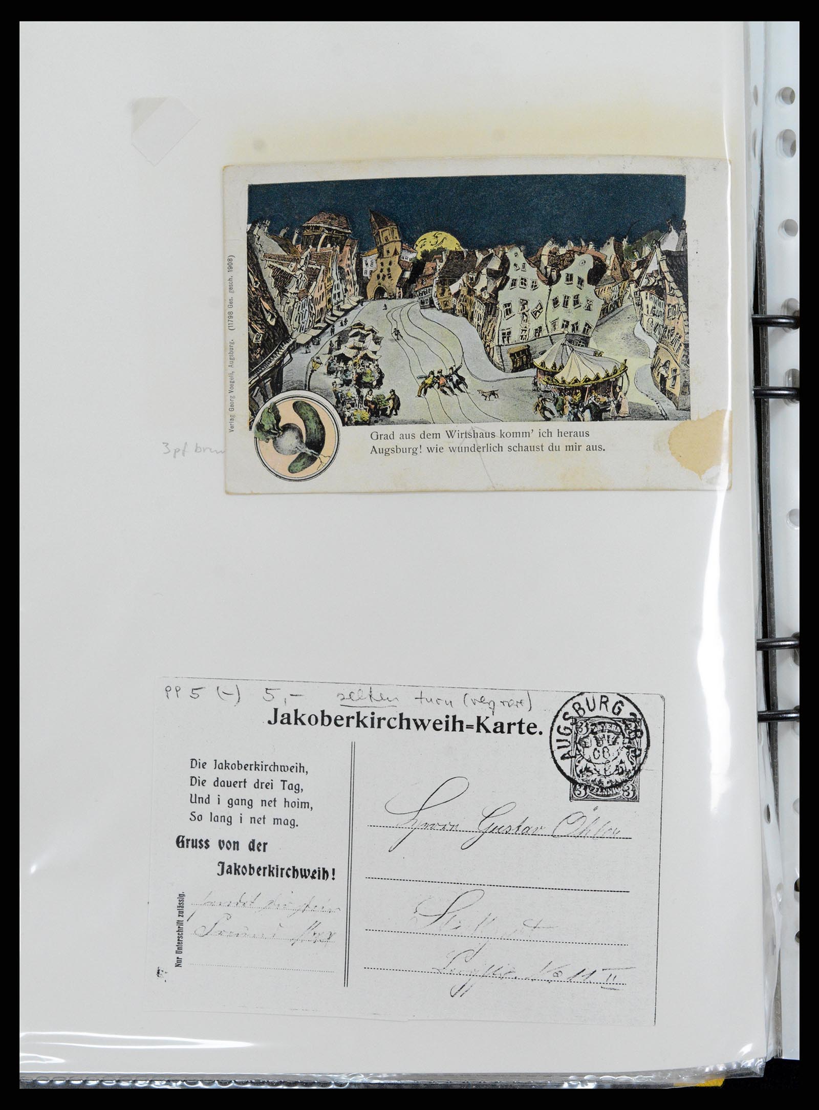 37389 017 - Postzegelverzameling 37389 Duitsland brieven 1890-1941.