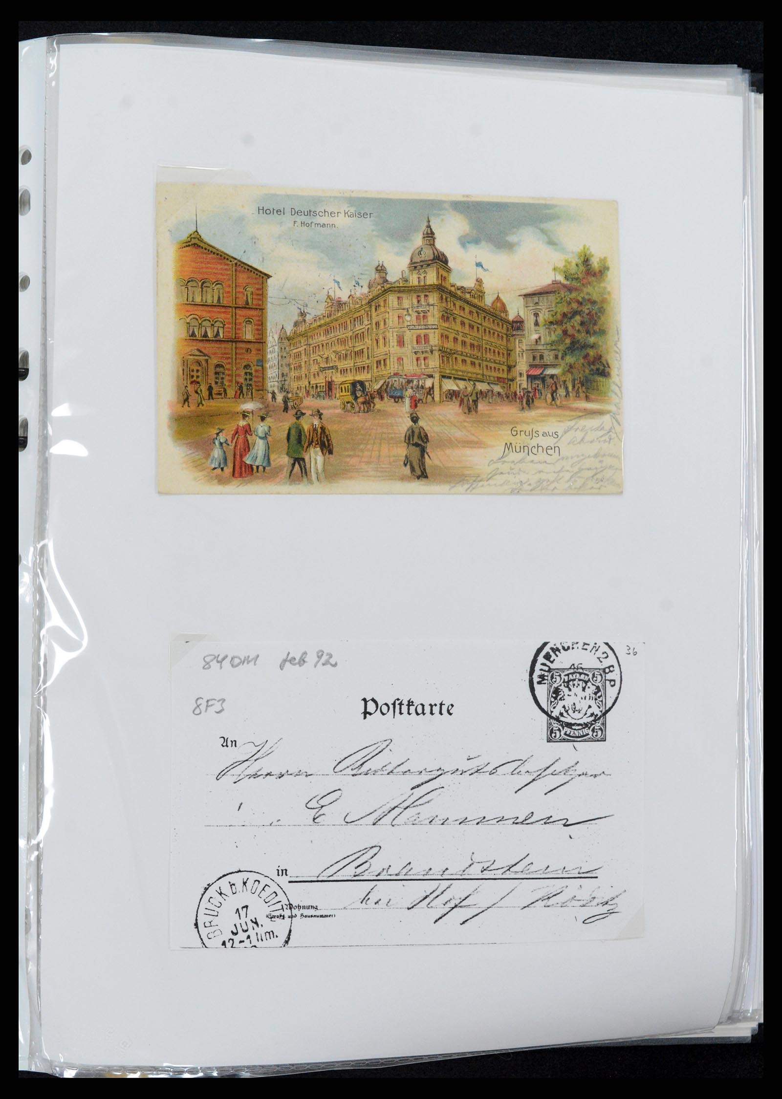 37389 028 - Stamp collection 37389 Germany covers 1890-1941.