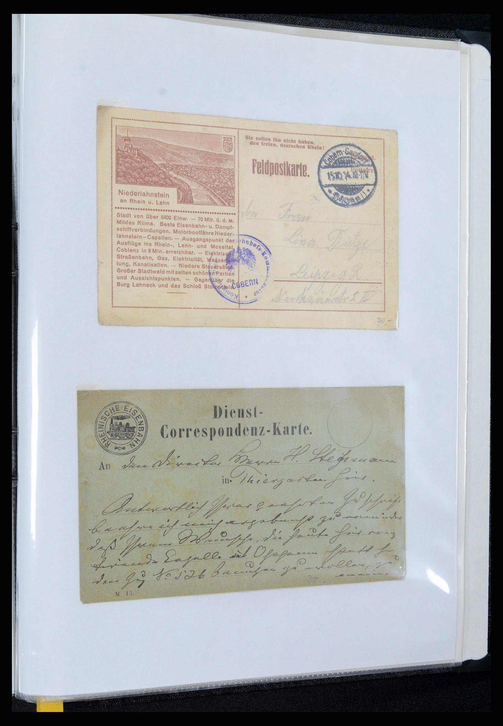 37389 062 - Postzegelverzameling 37389 Duitsland brieven 1890-1941.