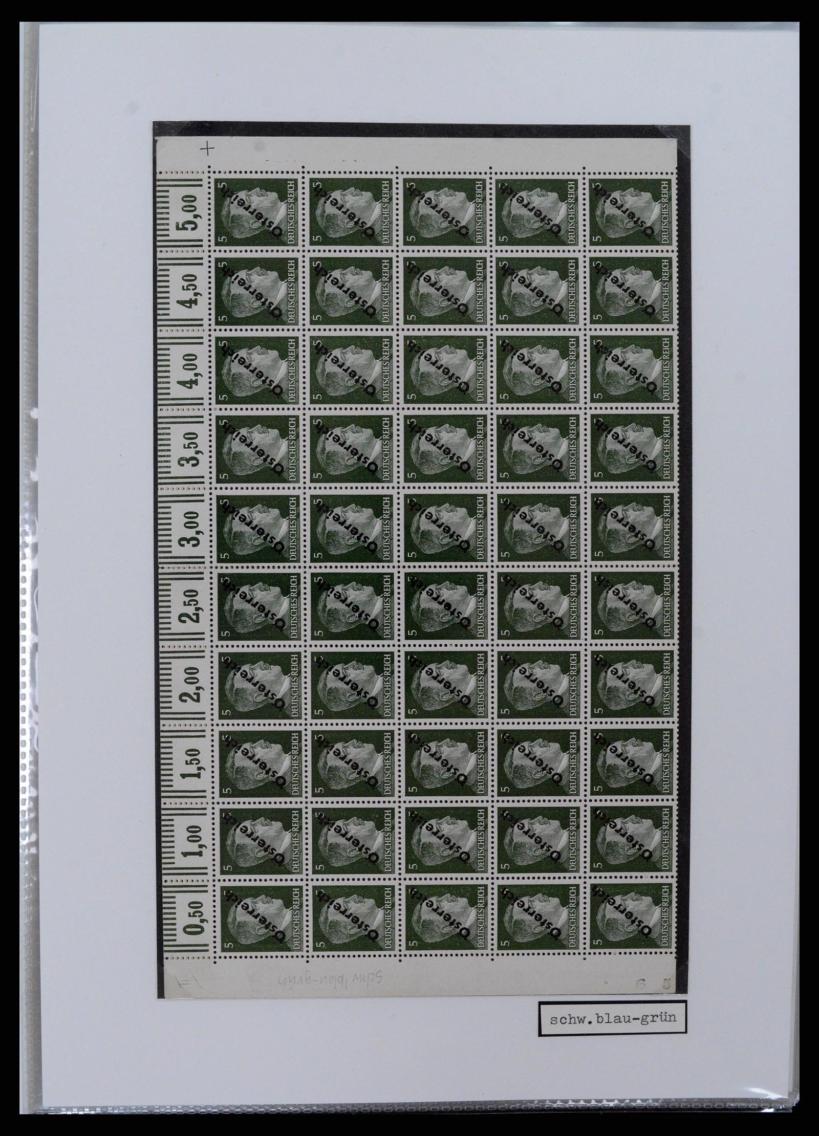 37390 004 - Stamp collection 37390 Austria local overprints 1945.