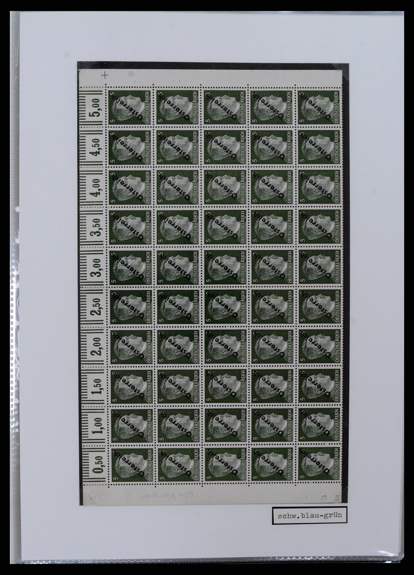37390 004 - Postzegelverzameling 37390 Oostenrijk lokaalopdrukken 1945.