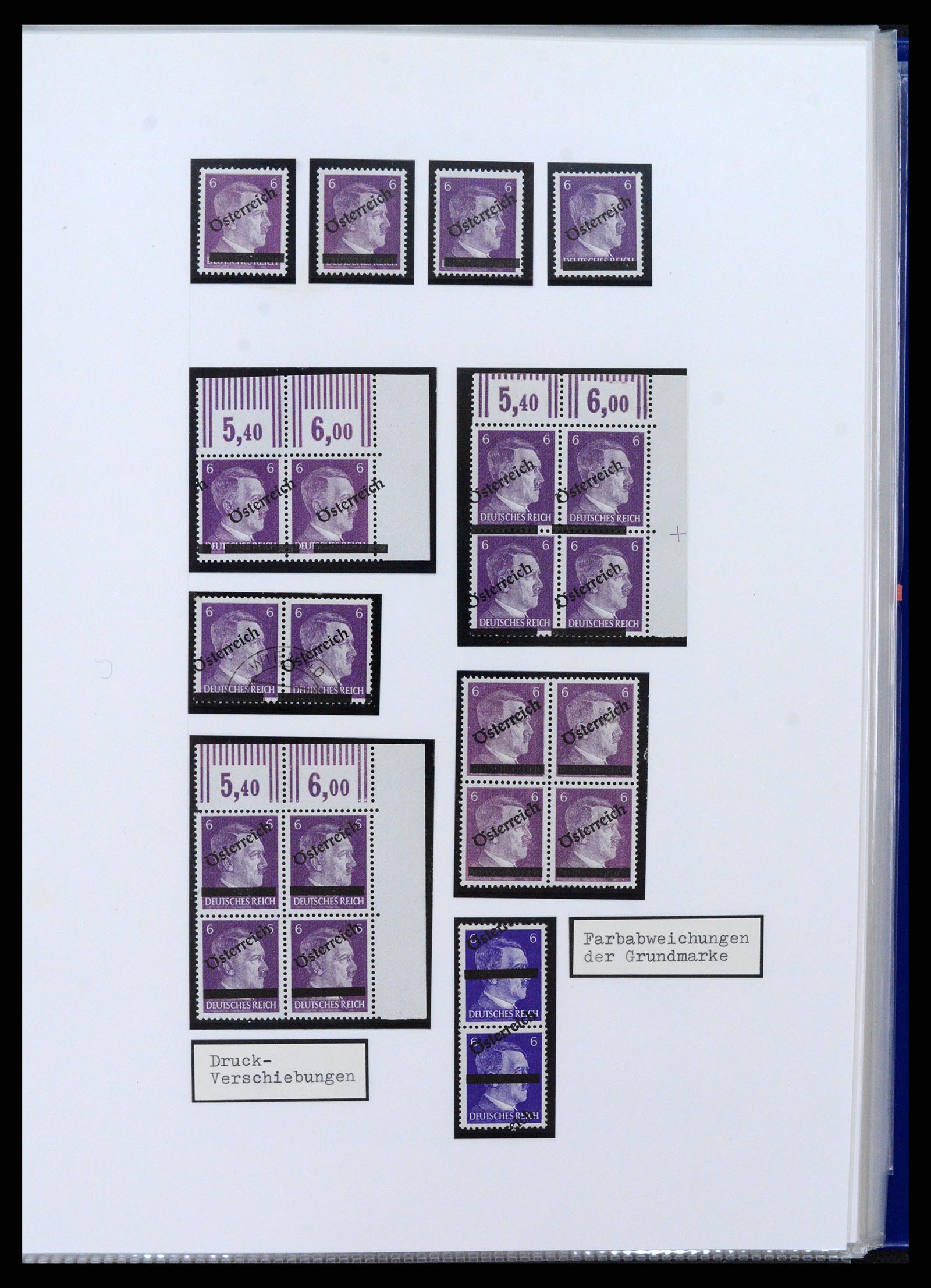 37390 009 - Postzegelverzameling 37390 Oostenrijk lokaalopdrukken 1945.