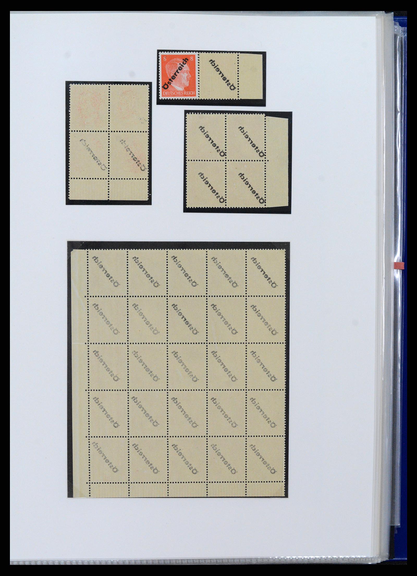 37390 012 - Postzegelverzameling 37390 Oostenrijk lokaalopdrukken 1945.
