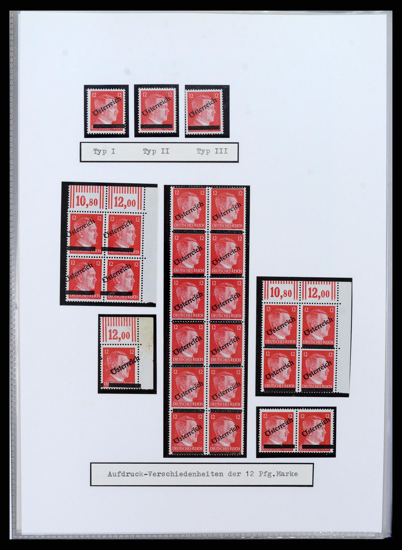 37390 017 - Postzegelverzameling 37390 Oostenrijk lokaalopdrukken 1945.