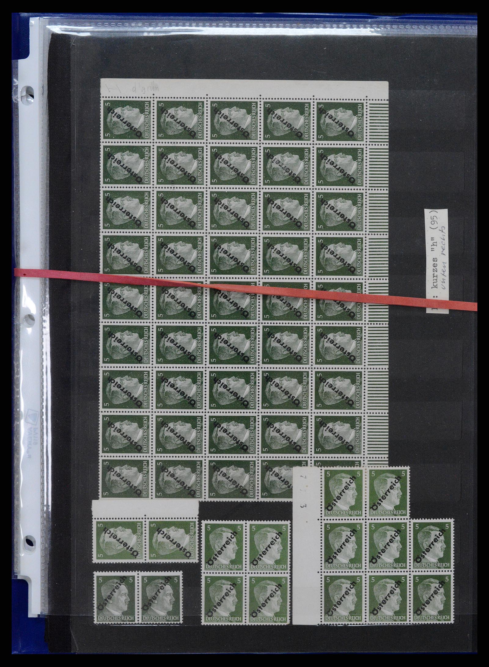 37390 030 - Stamp collection 37390 Austria local overprints 1945.