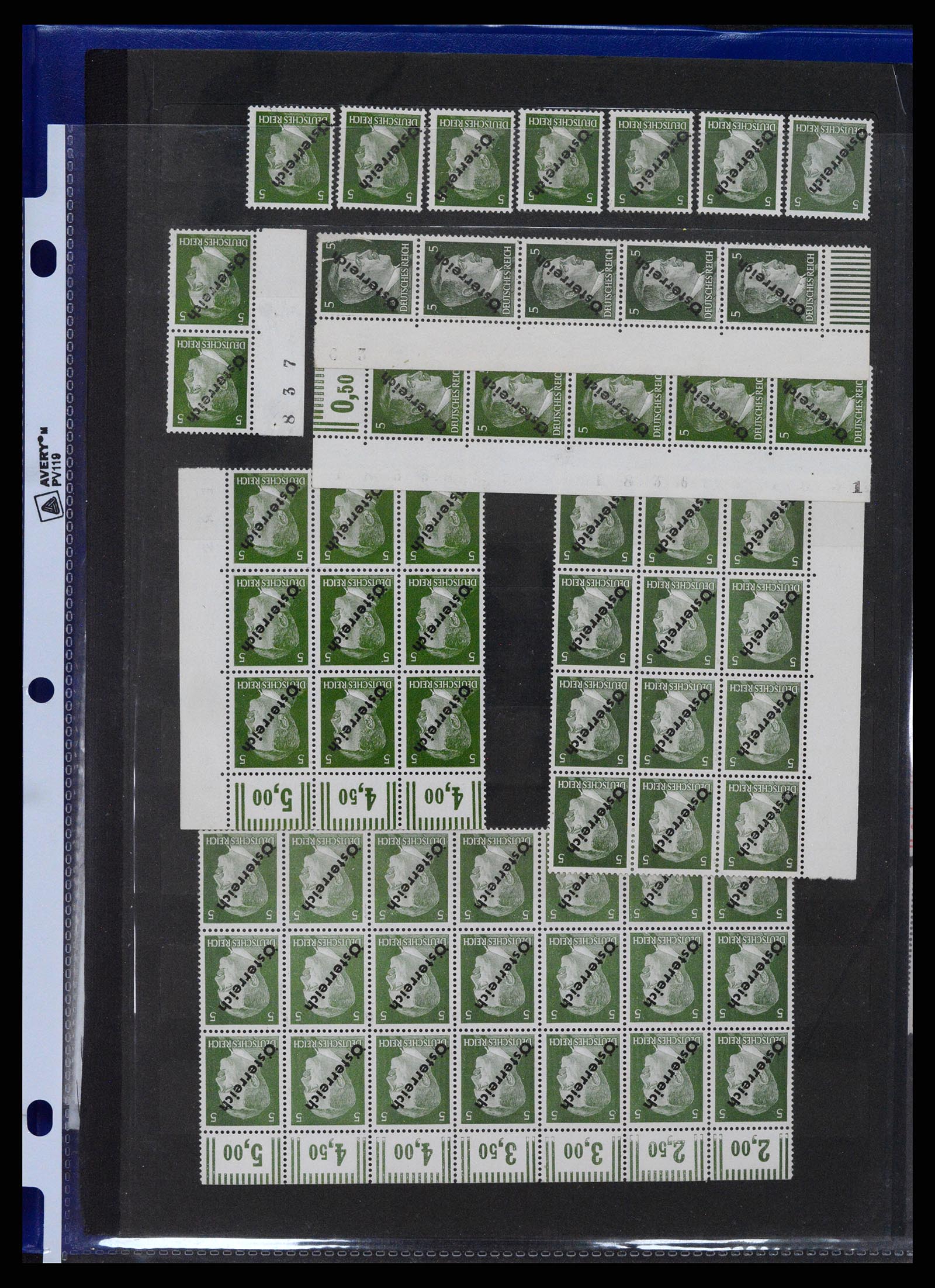 37390 031 - Stamp collection 37390 Austria local overprints 1945.