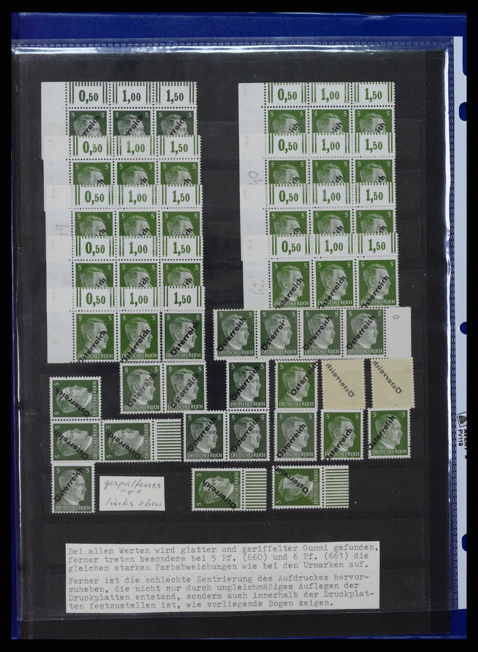 37390 036 - Stamp collection 37390 Austria local overprints 1945.