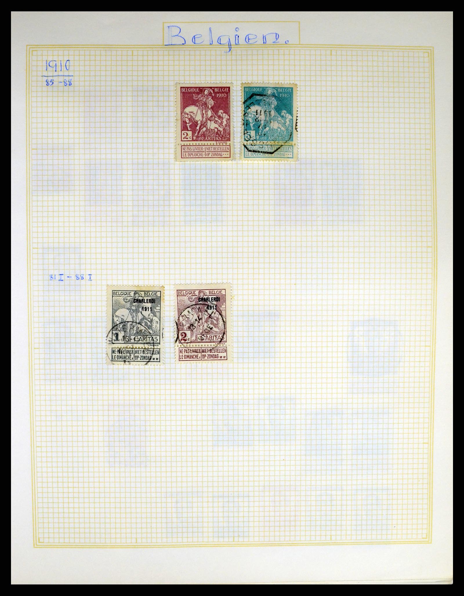 37391 006 - Postzegelverzameling 37391 België en koloniën 1849-1958.