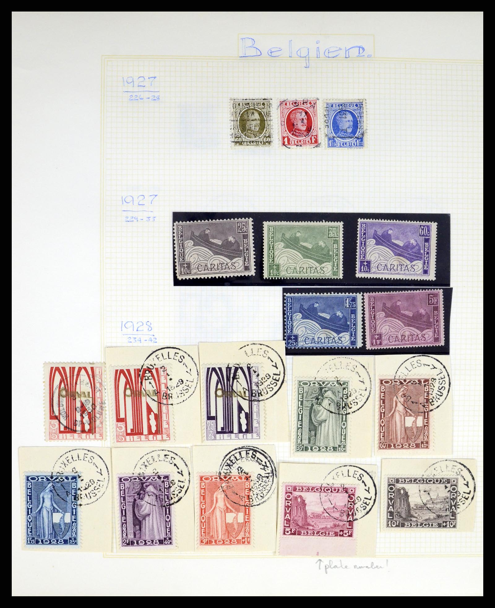 37391 015 - Postzegelverzameling 37391 België en koloniën 1849-1958.