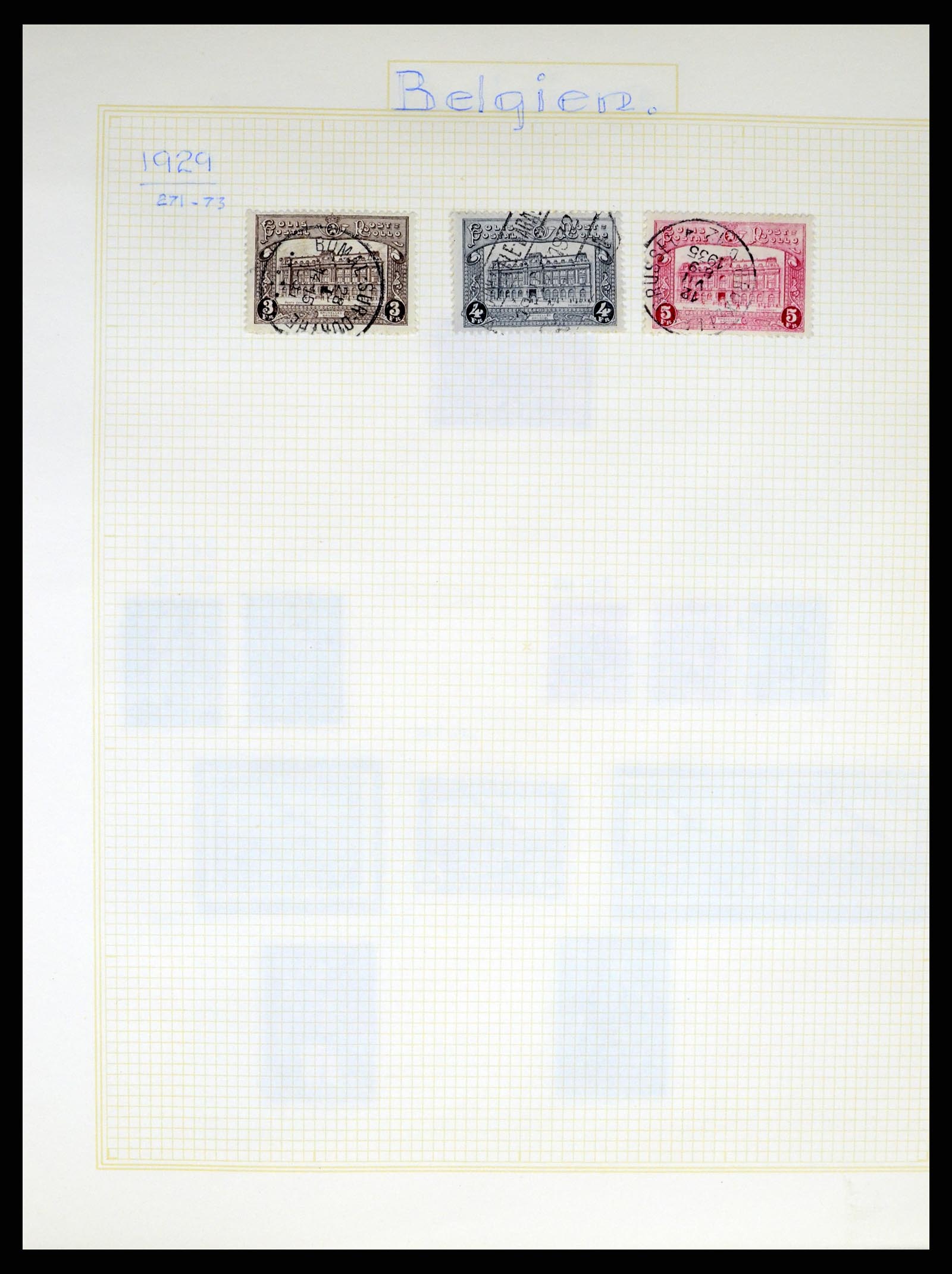 37391 018 - Postzegelverzameling 37391 België en koloniën 1849-1958.