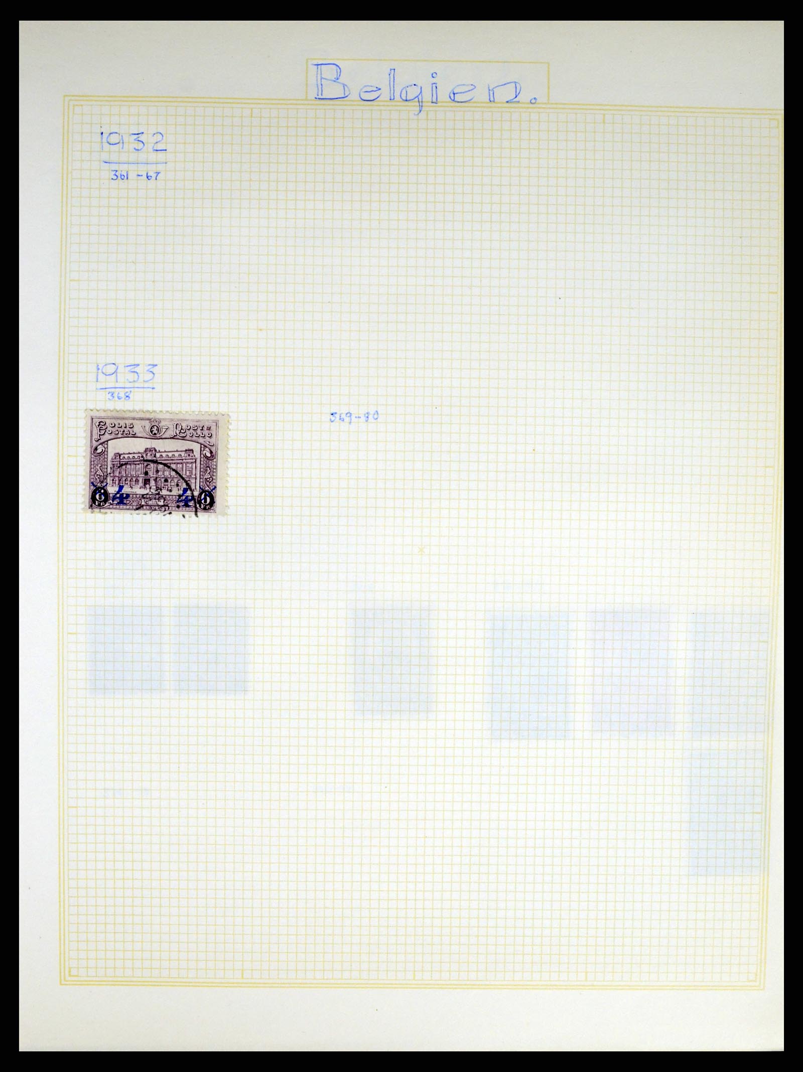 37391 025 - Postzegelverzameling 37391 België en koloniën 1849-1958.