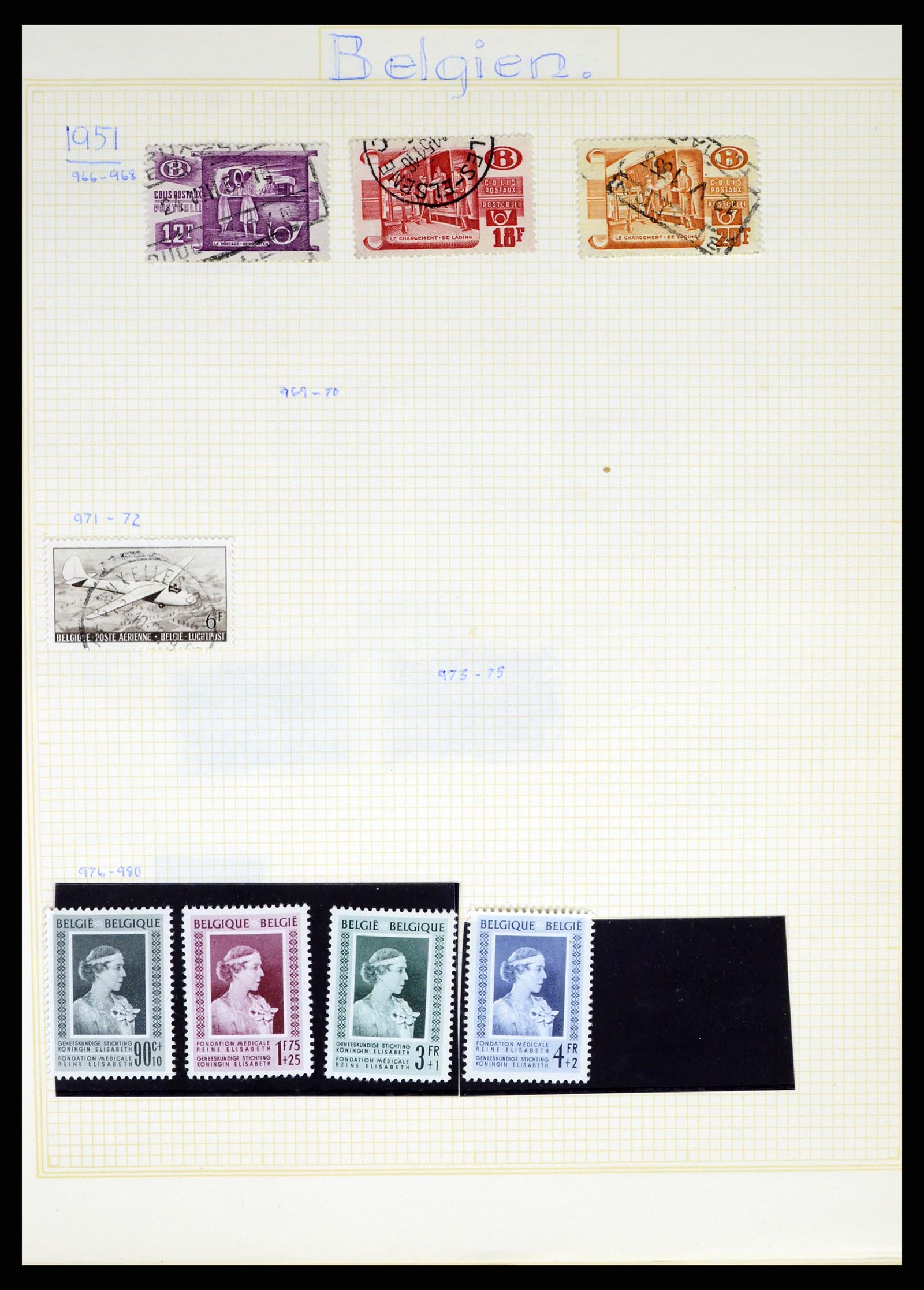 37391 068 - Stamp collection 37391 Belgium and colonies 1849-1958.