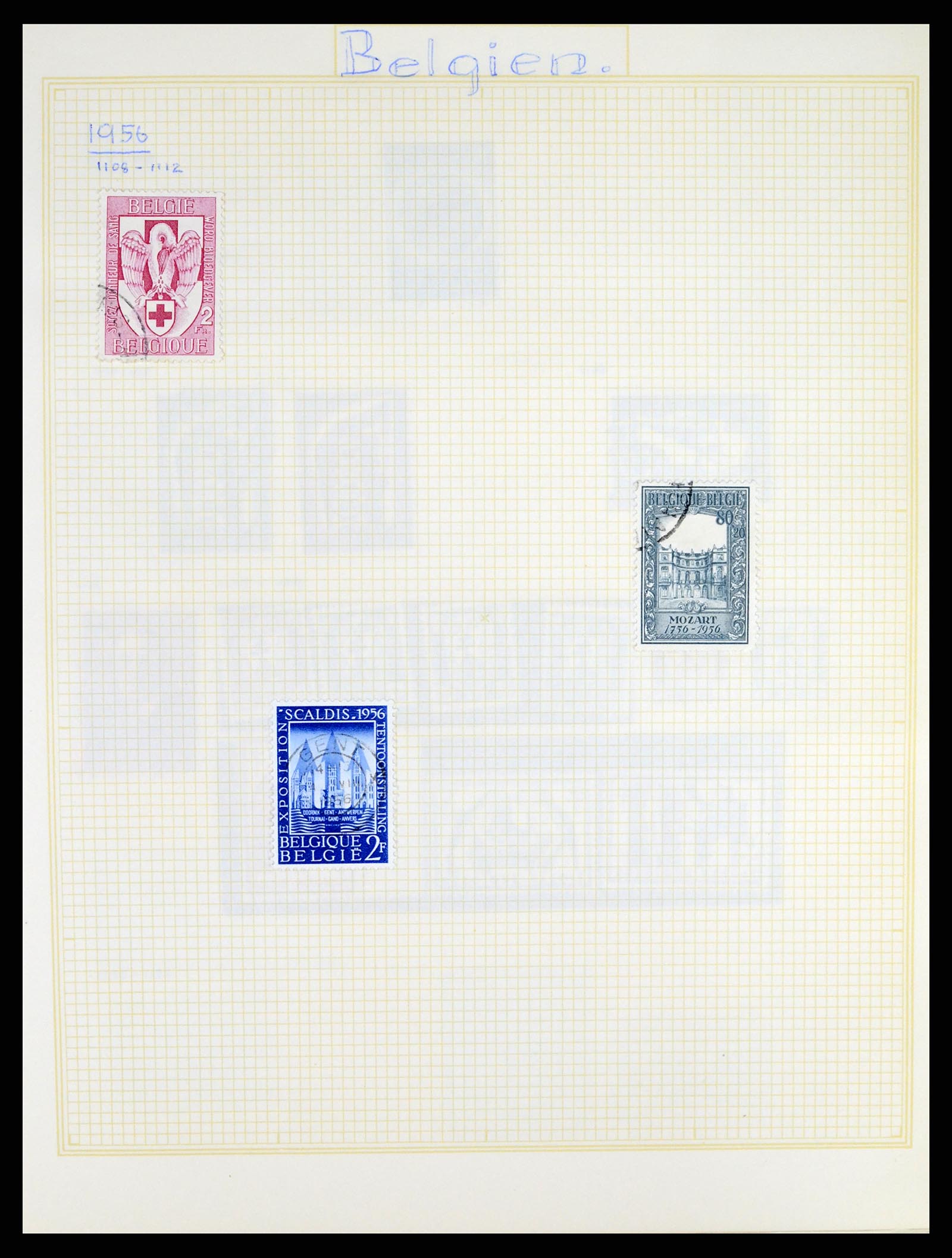 37391 077 - Stamp collection 37391 Belgium and colonies 1849-1958.