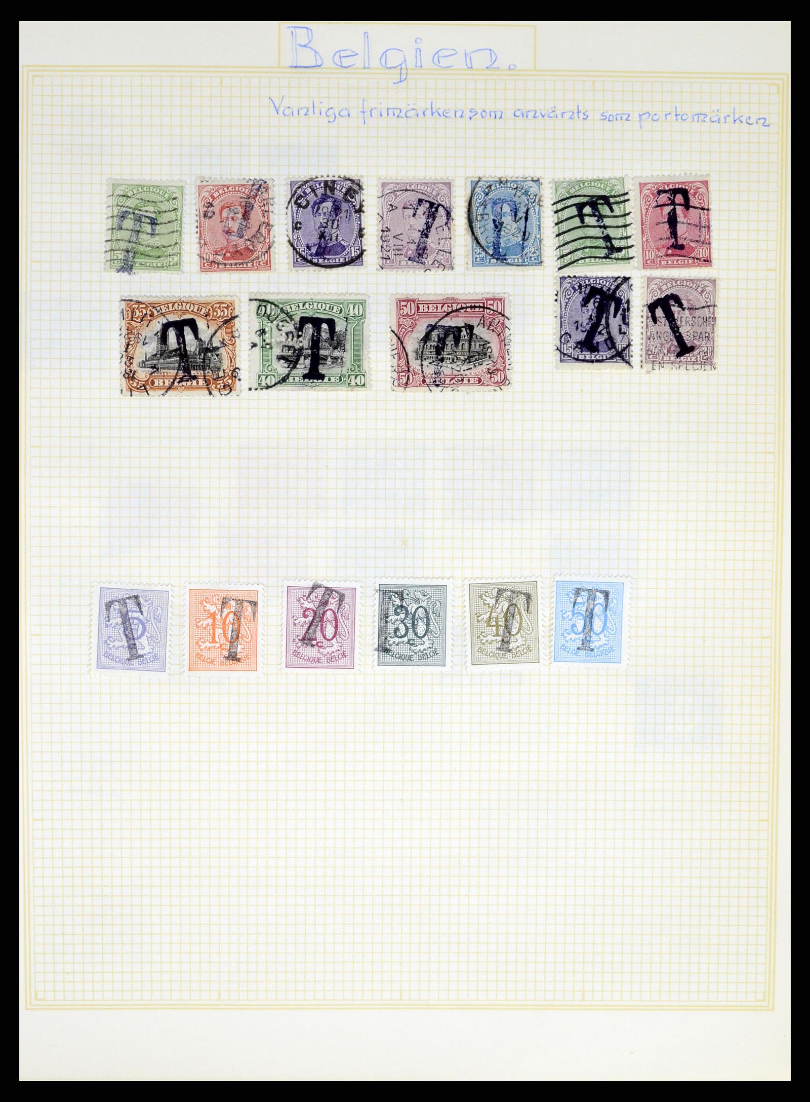 37391 083 - Stamp collection 37391 Belgium and colonies 1849-1958.