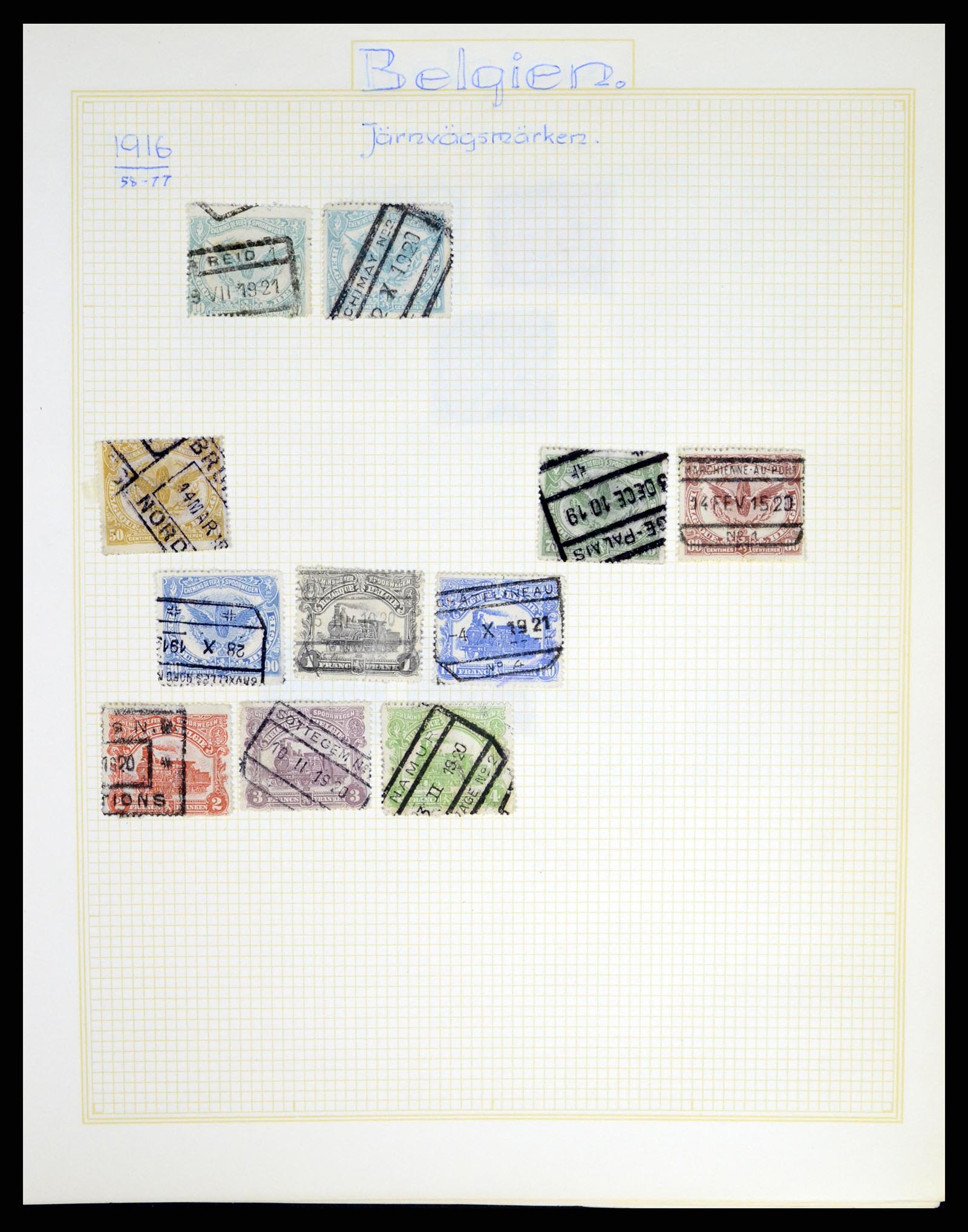 37391 088 - Stamp collection 37391 Belgium and colonies 1849-1958.
