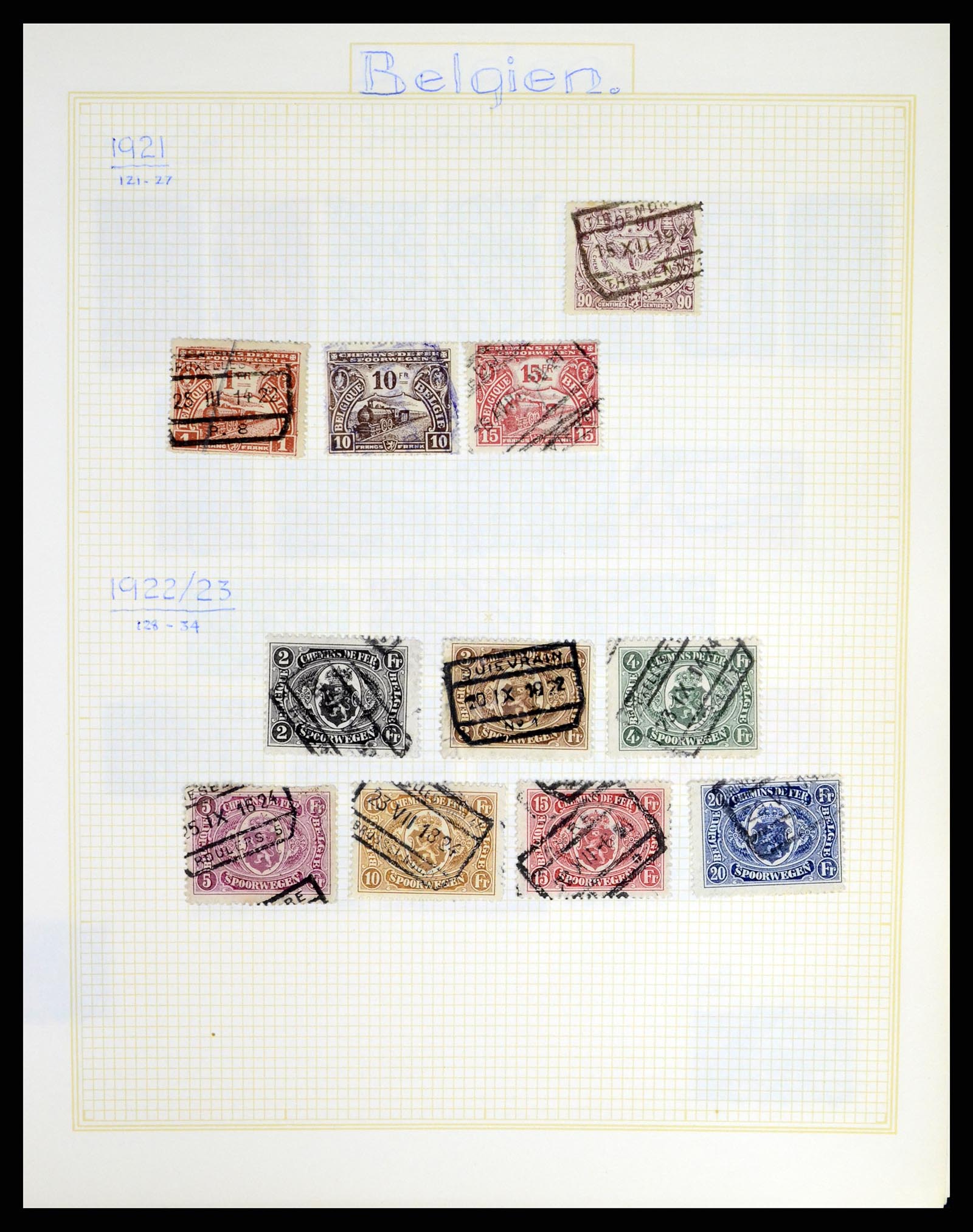 37391 091 - Stamp collection 37391 Belgium and colonies 1849-1958.