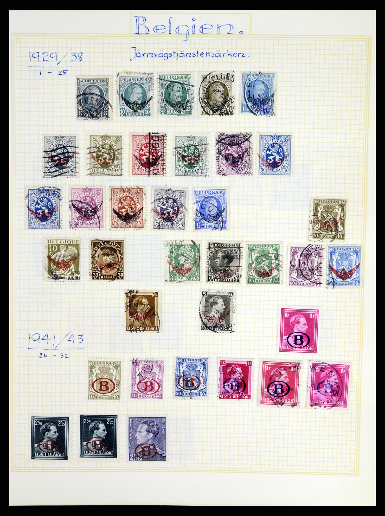 37391 102 - Stamp collection 37391 Belgium and colonies 1849-1958.