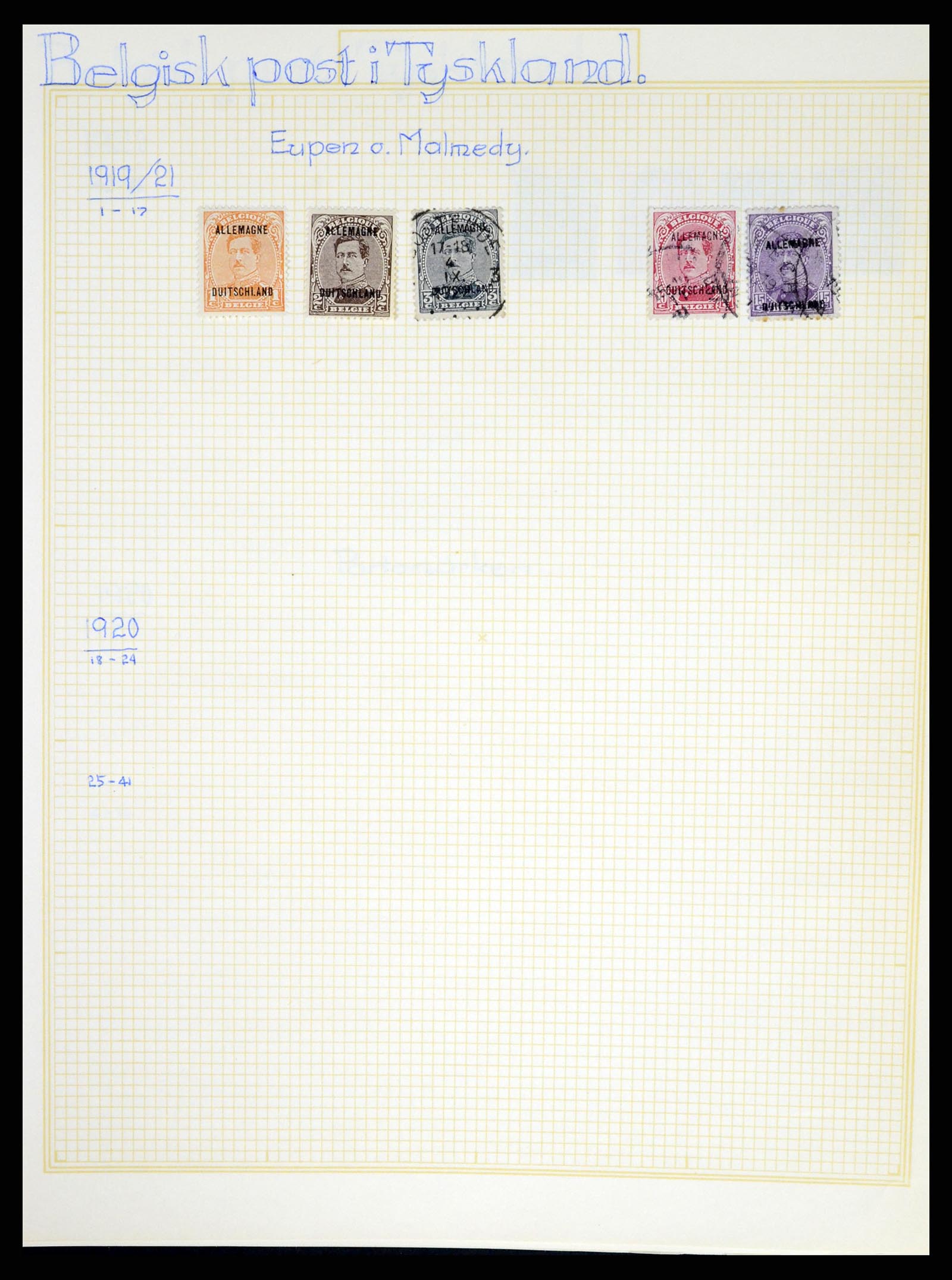 37391 105 - Stamp collection 37391 Belgium and colonies 1849-1958.