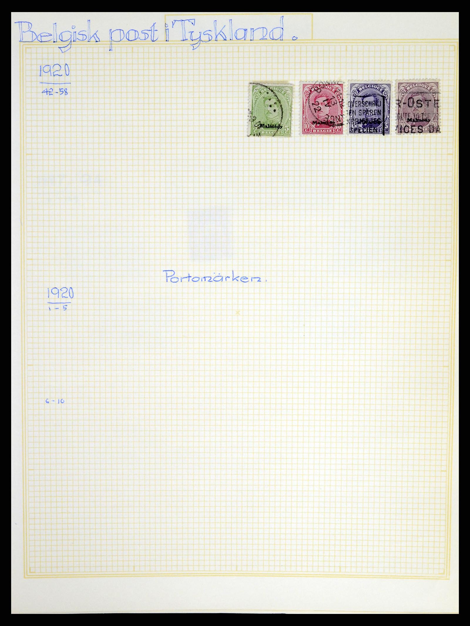 37391 106 - Stamp collection 37391 Belgium and colonies 1849-1958.