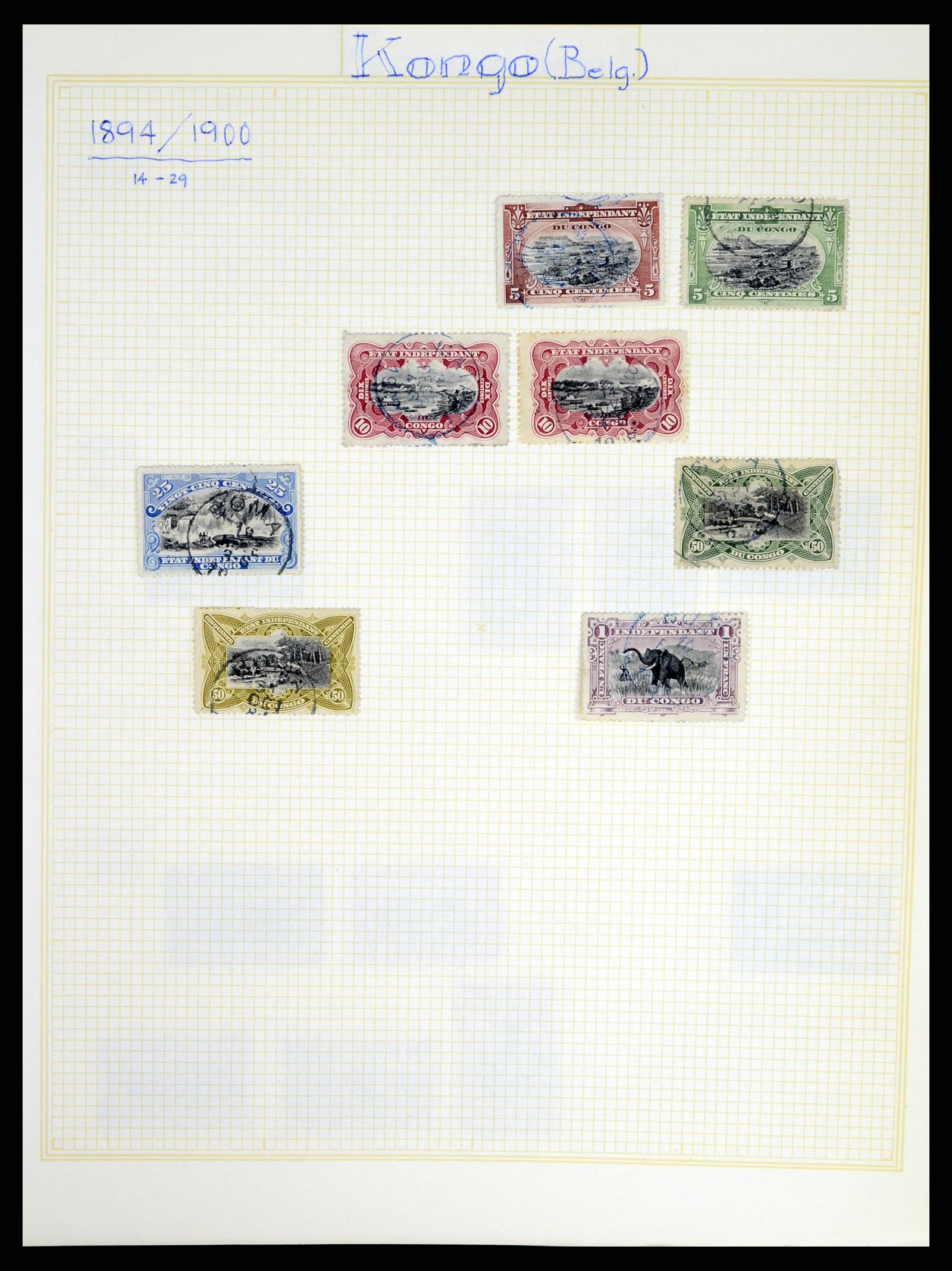 37391 108 - Stamp collection 37391 Belgium and colonies 1849-1958.