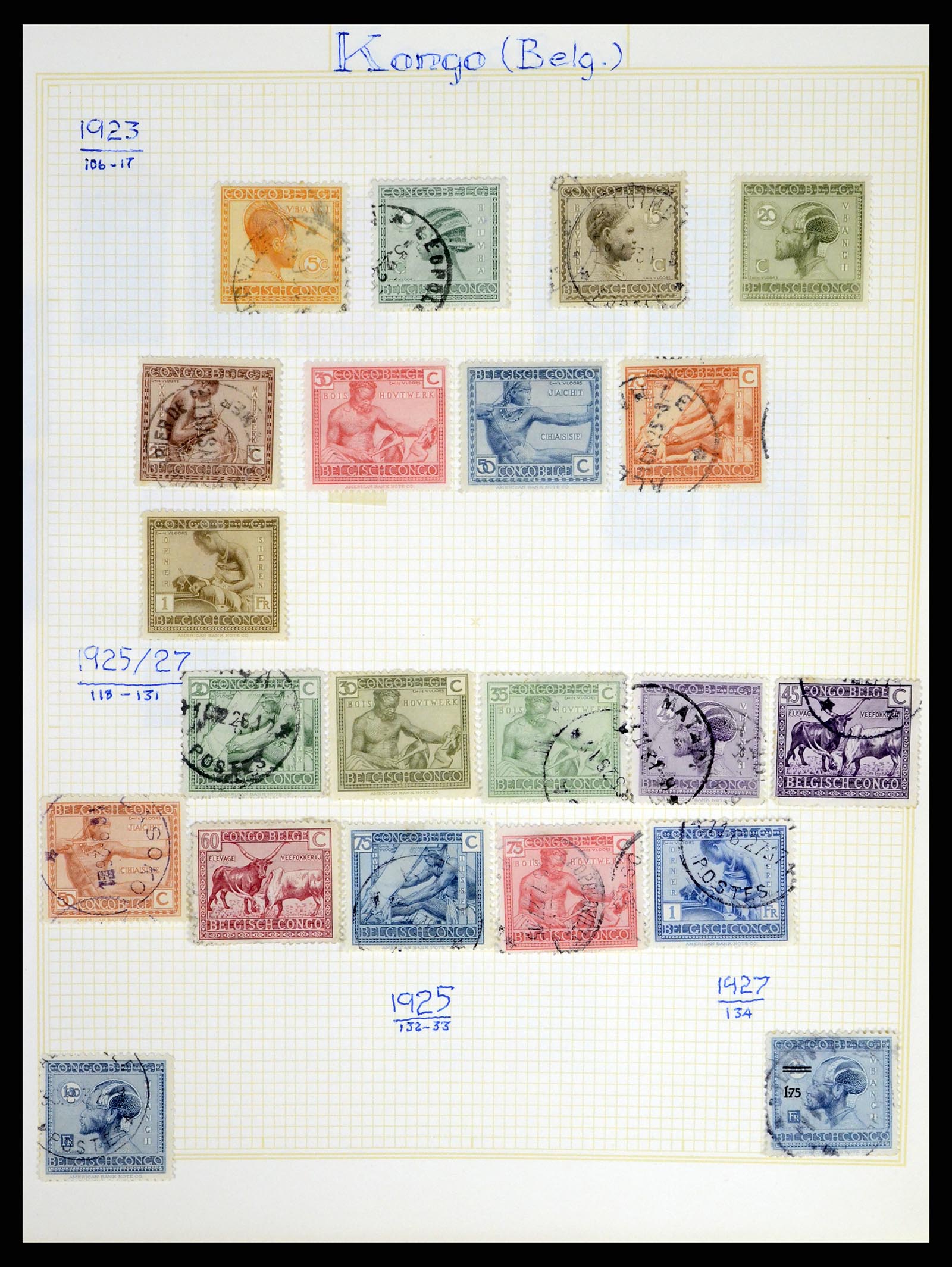 37391 111 - Stamp collection 37391 Belgium and colonies 1849-1958.