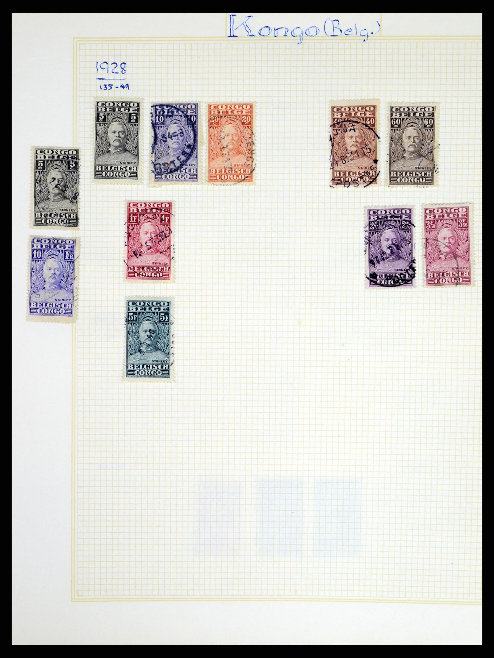 37391 112 - Stamp collection 37391 Belgium and colonies 1849-1958.